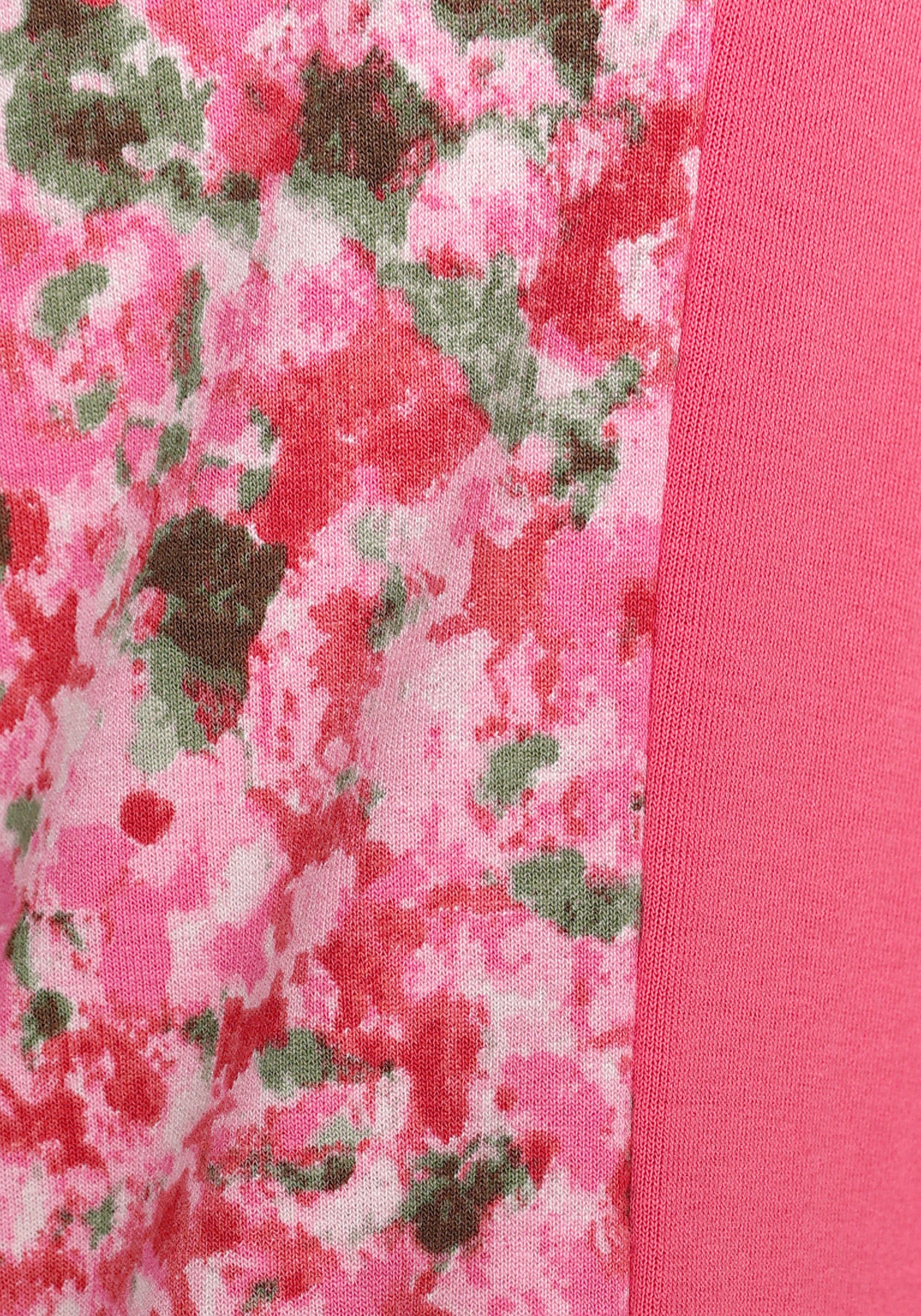 Tamaris Shirt Korte mouwen, figuurvriendelijke pasvorm, animal-print-look