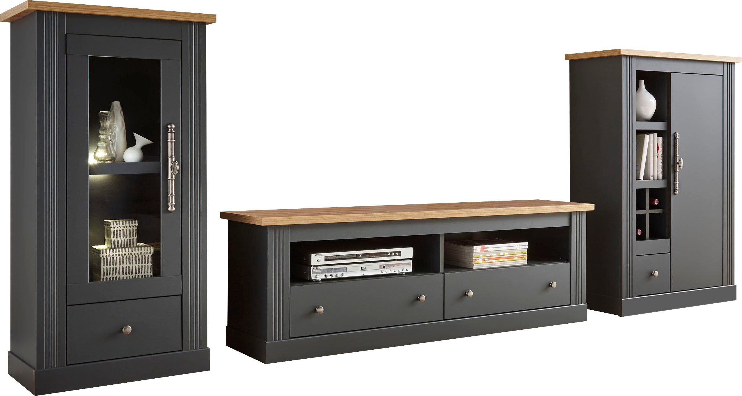 Home affaire Tv-meubel Westminster TOPSELLER! Tv-tafel in romantische rustieke stijl
