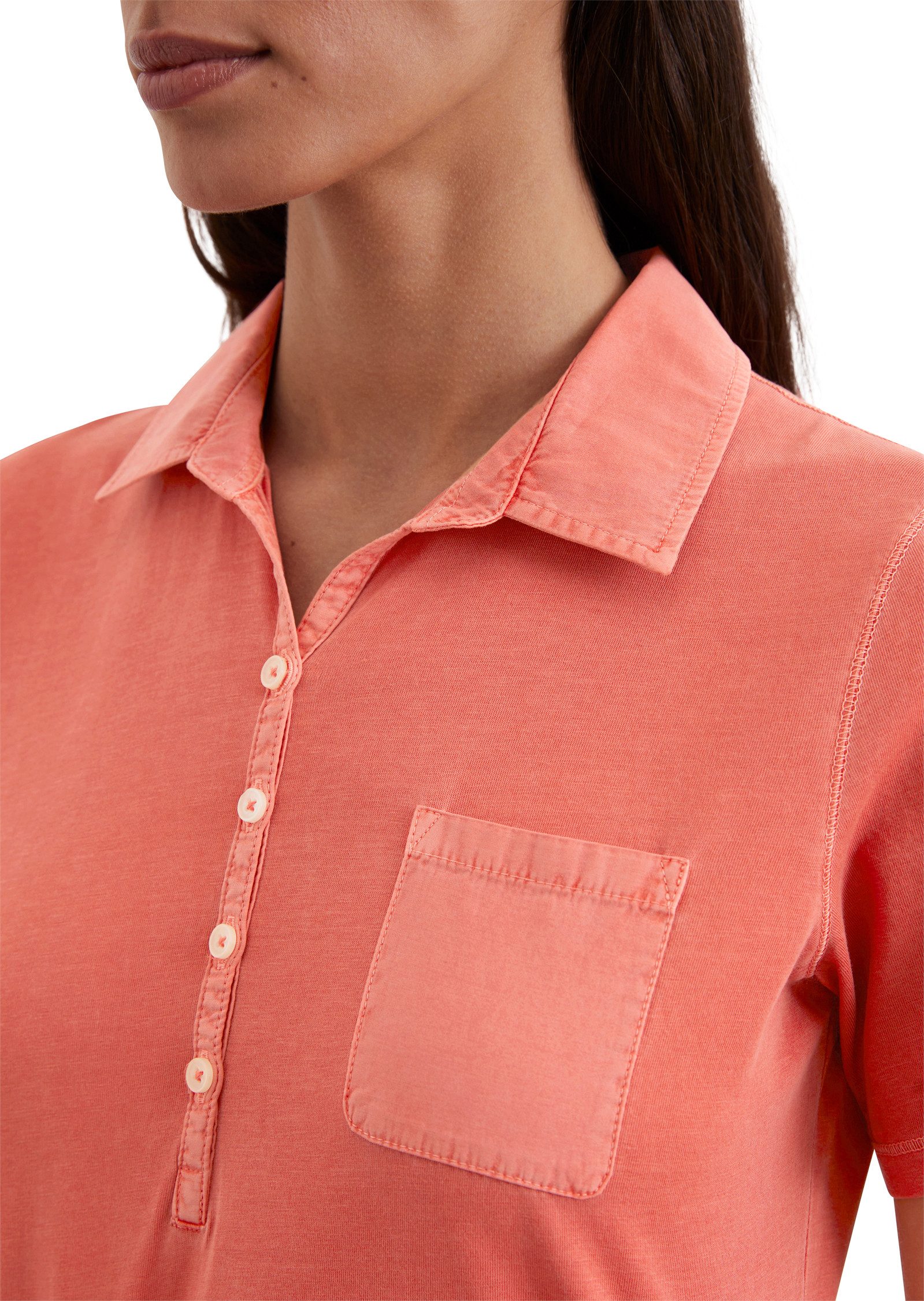 Marc O'Polo Poloshirt in overgewassen look