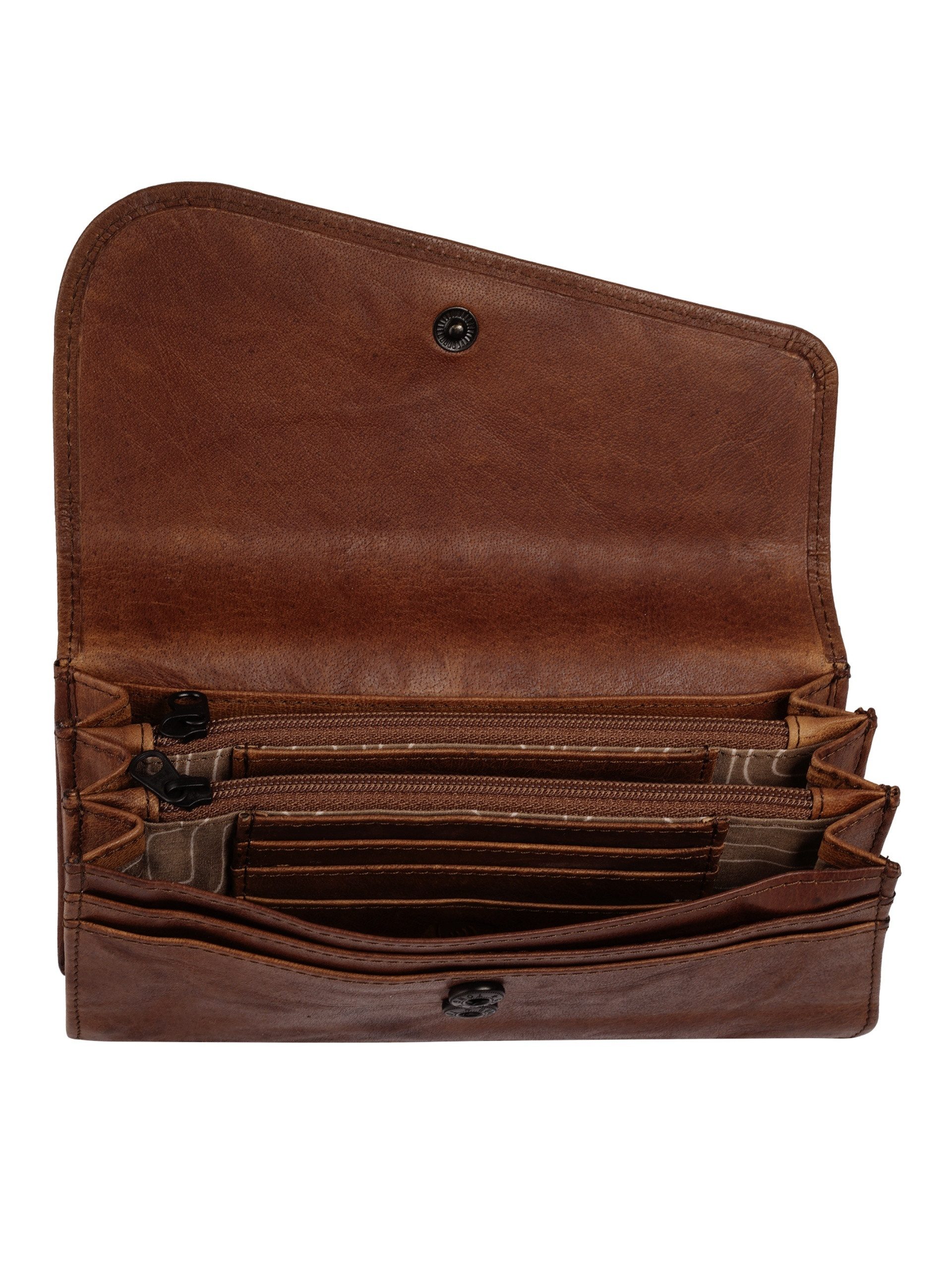 Spikes & Sparrow Portemonnee echt leder