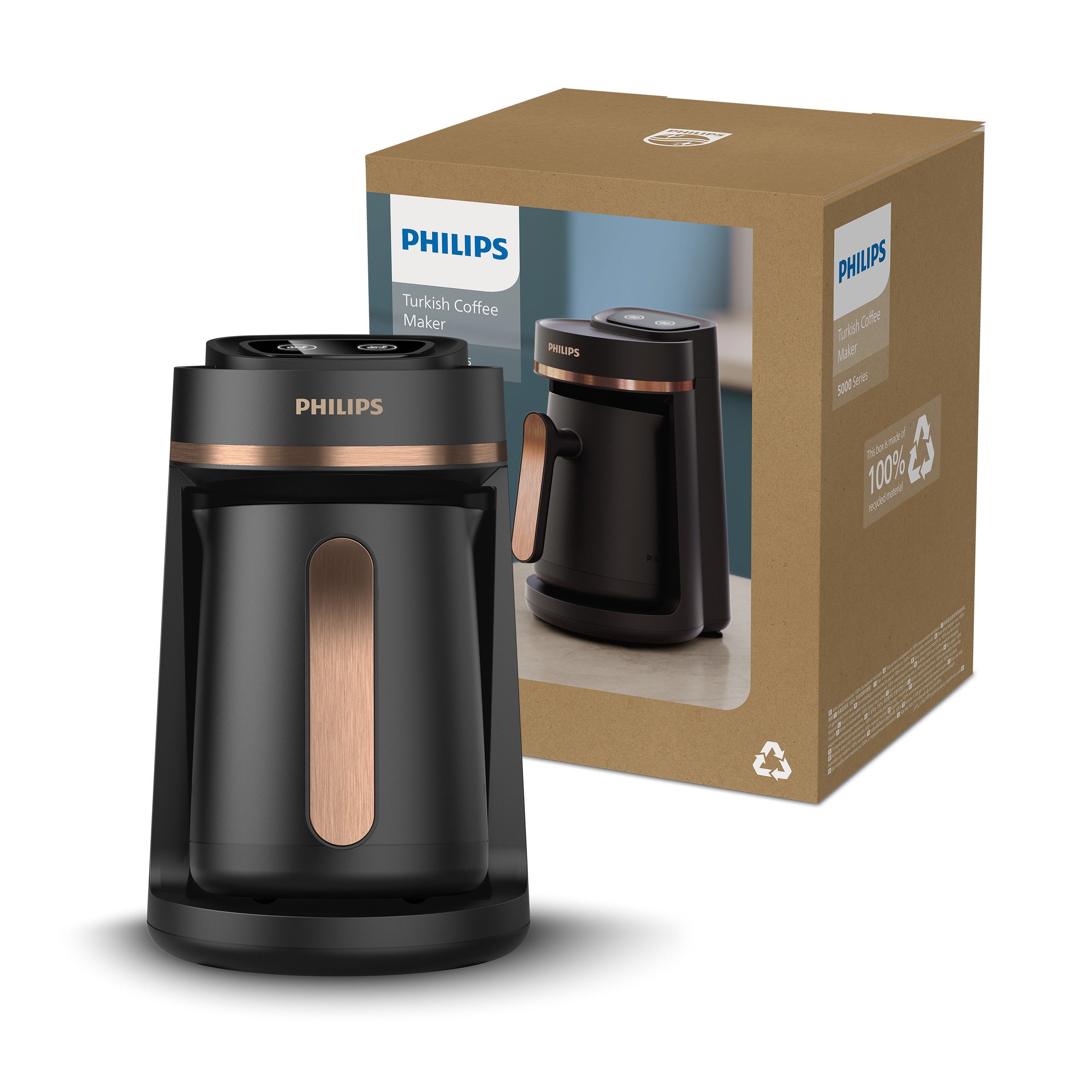 Philips Cafetière HD150/60 Türkischer Kaffeekocher 5000 Series