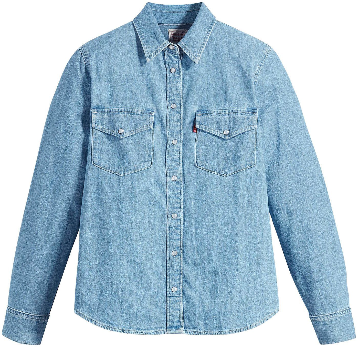 Levi's® Jeans blouse ESSENTIAL WESTERN met borstzakken met drukknopen