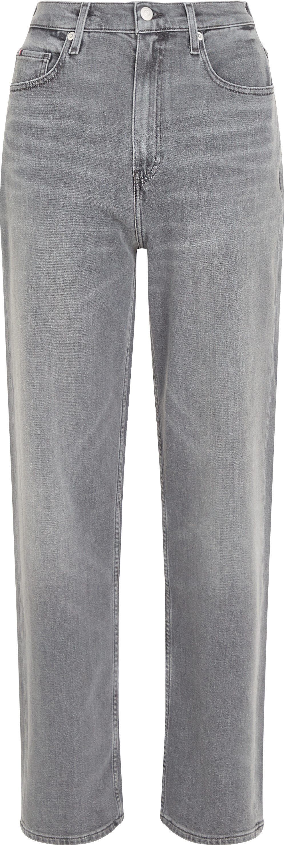 Tommy Hilfiger Straight jeans RELAXED STRAIGHT HW GER met tommy hilfiger logo-badge