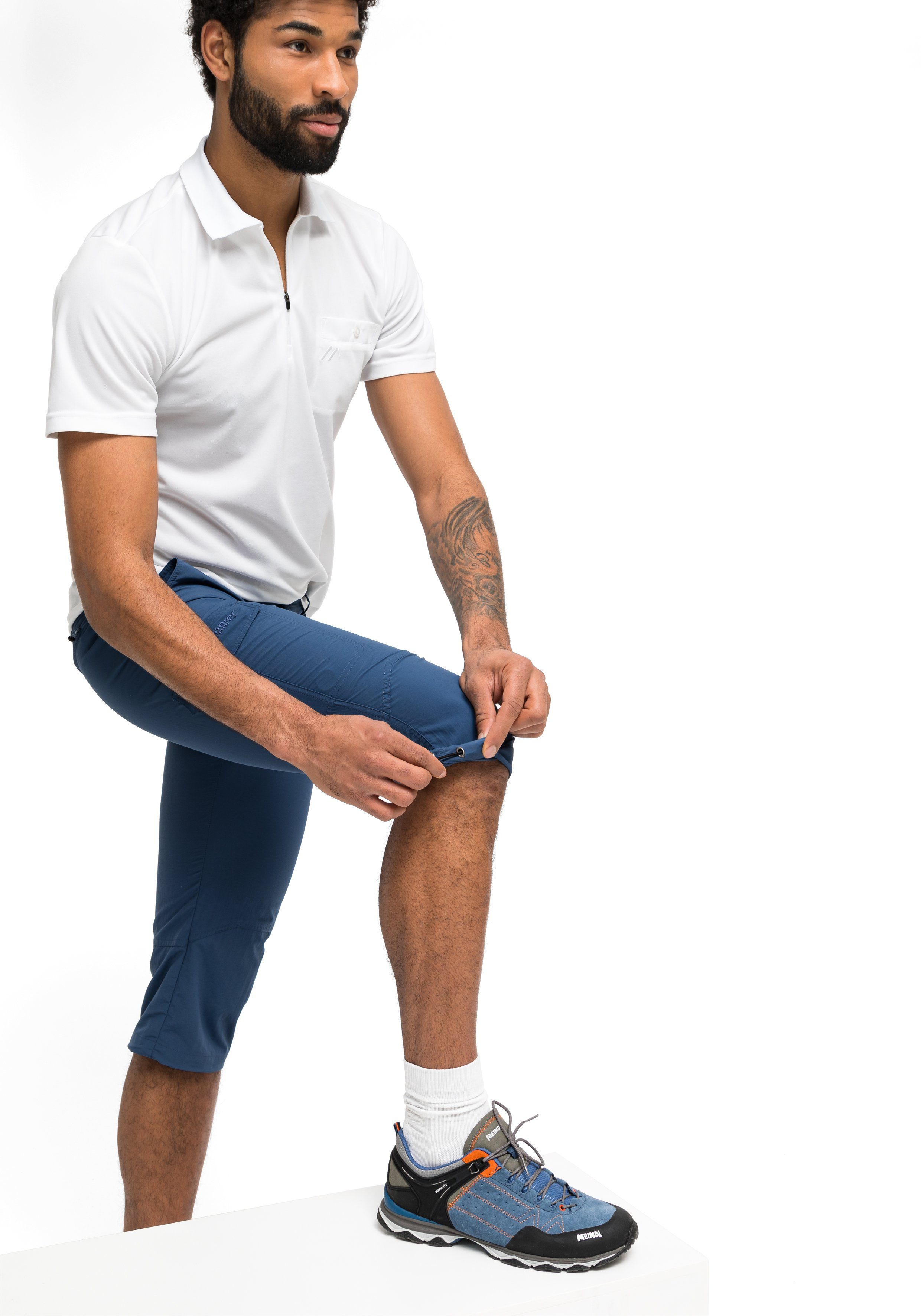 Maier Sports Capribroek Jens Veelzijdige functionele broek, perfect voor wandelen en vrije tijd