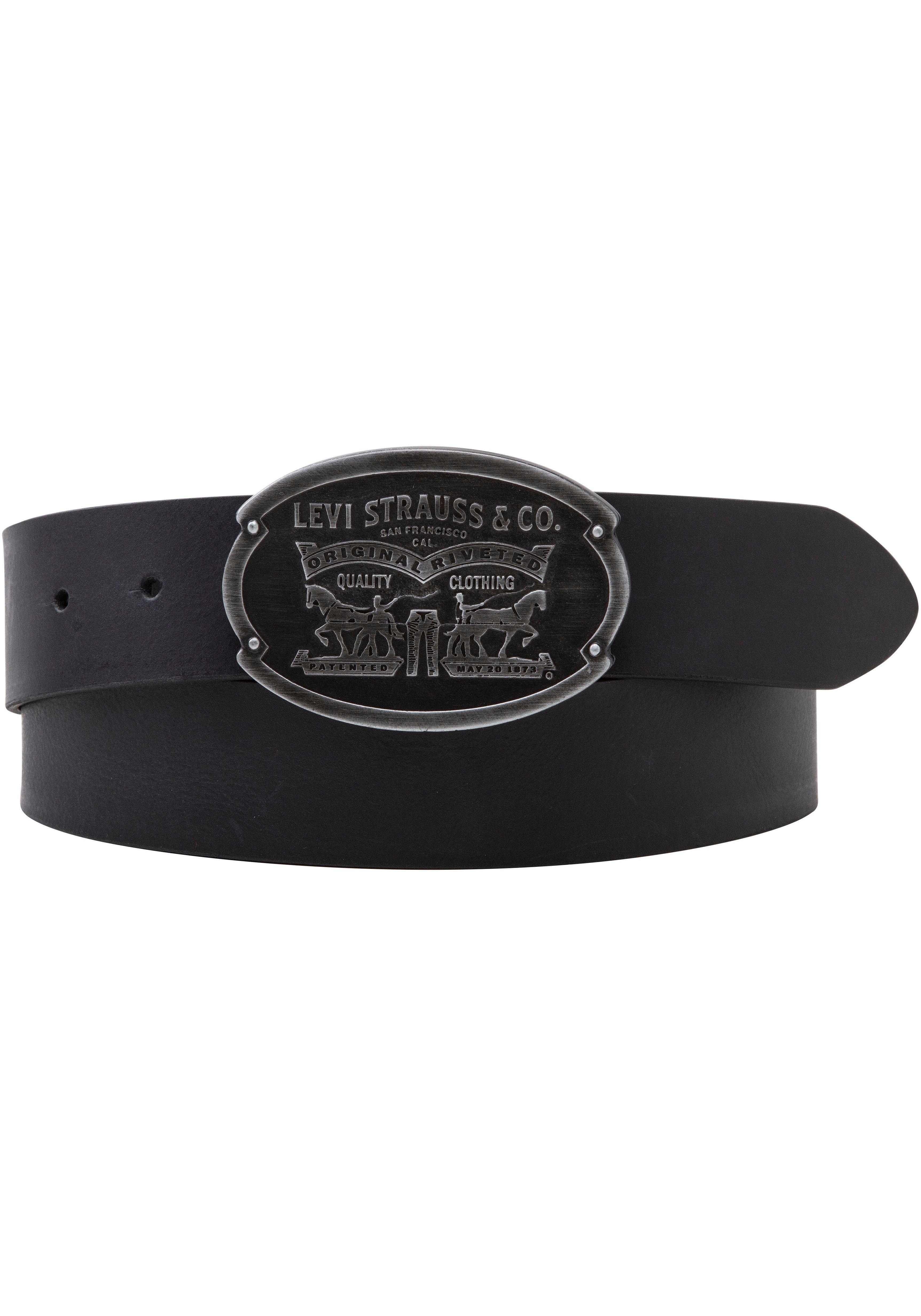 Levi's® Leren riem Billy Plaque Belt