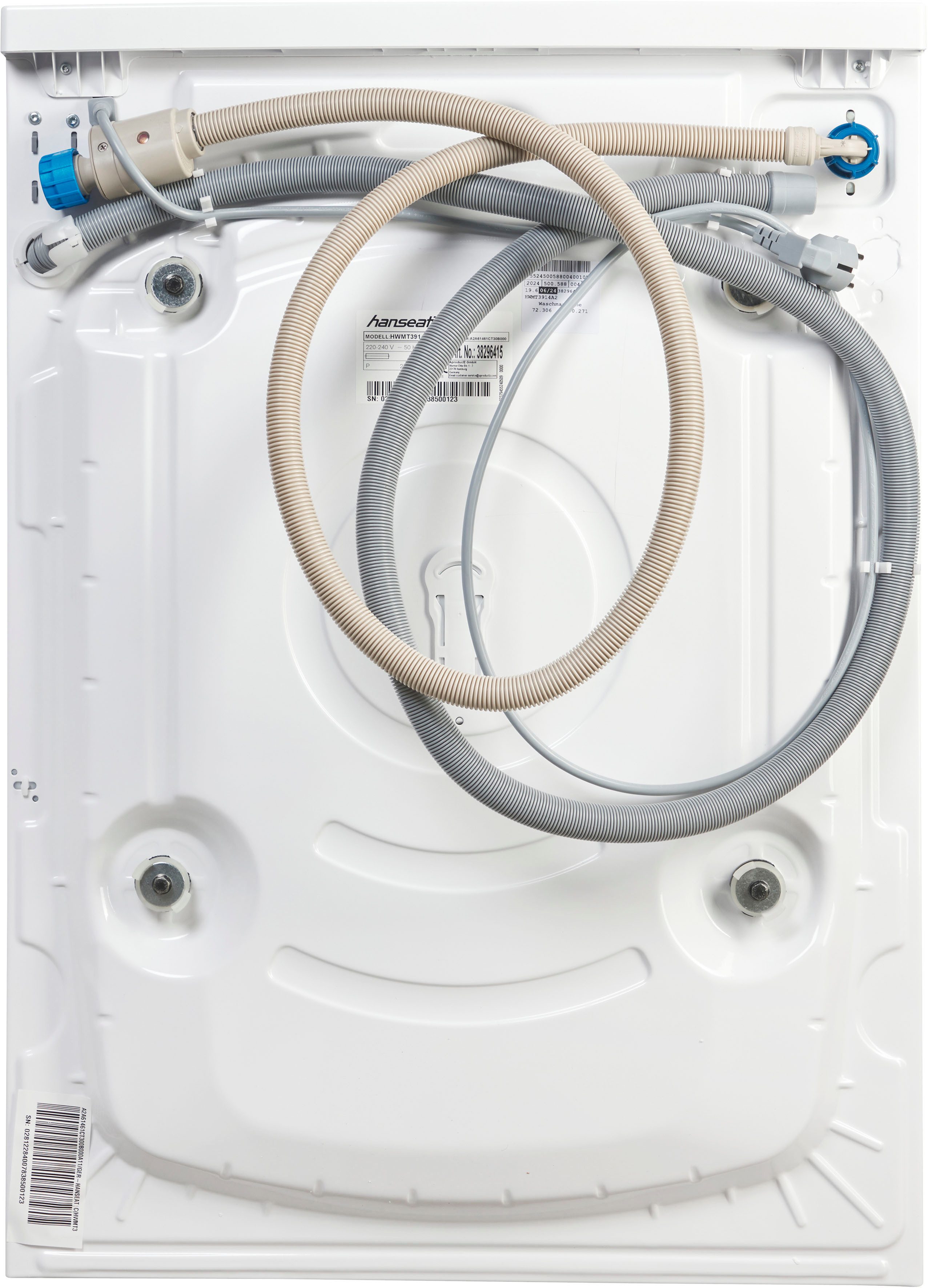 Hanseatic Wasmachine HWMT3914A2, 9 kg