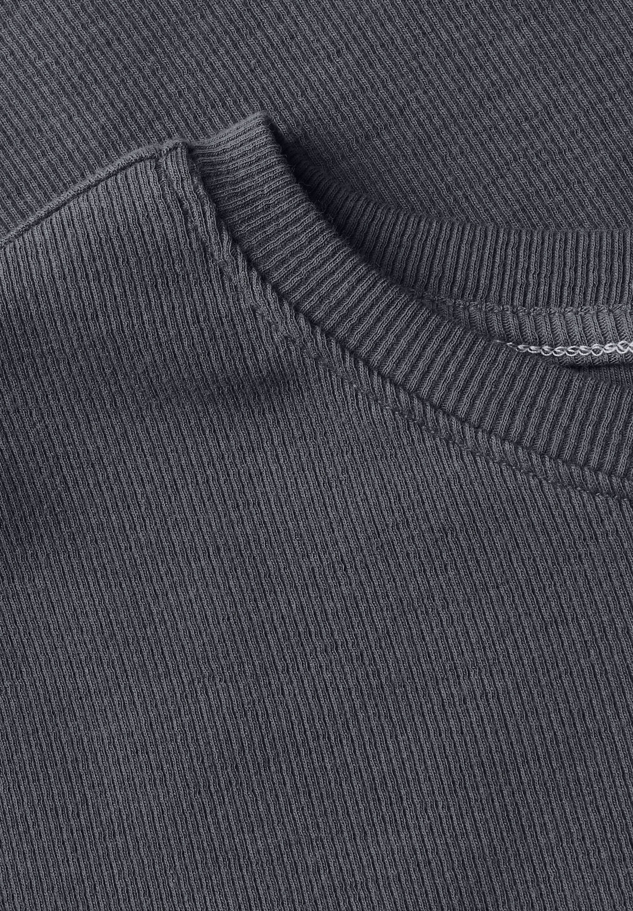 Cecil T-shirt met fijne ribstructuur