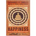 reinders! poster buddha happiness (1 stuk) rood