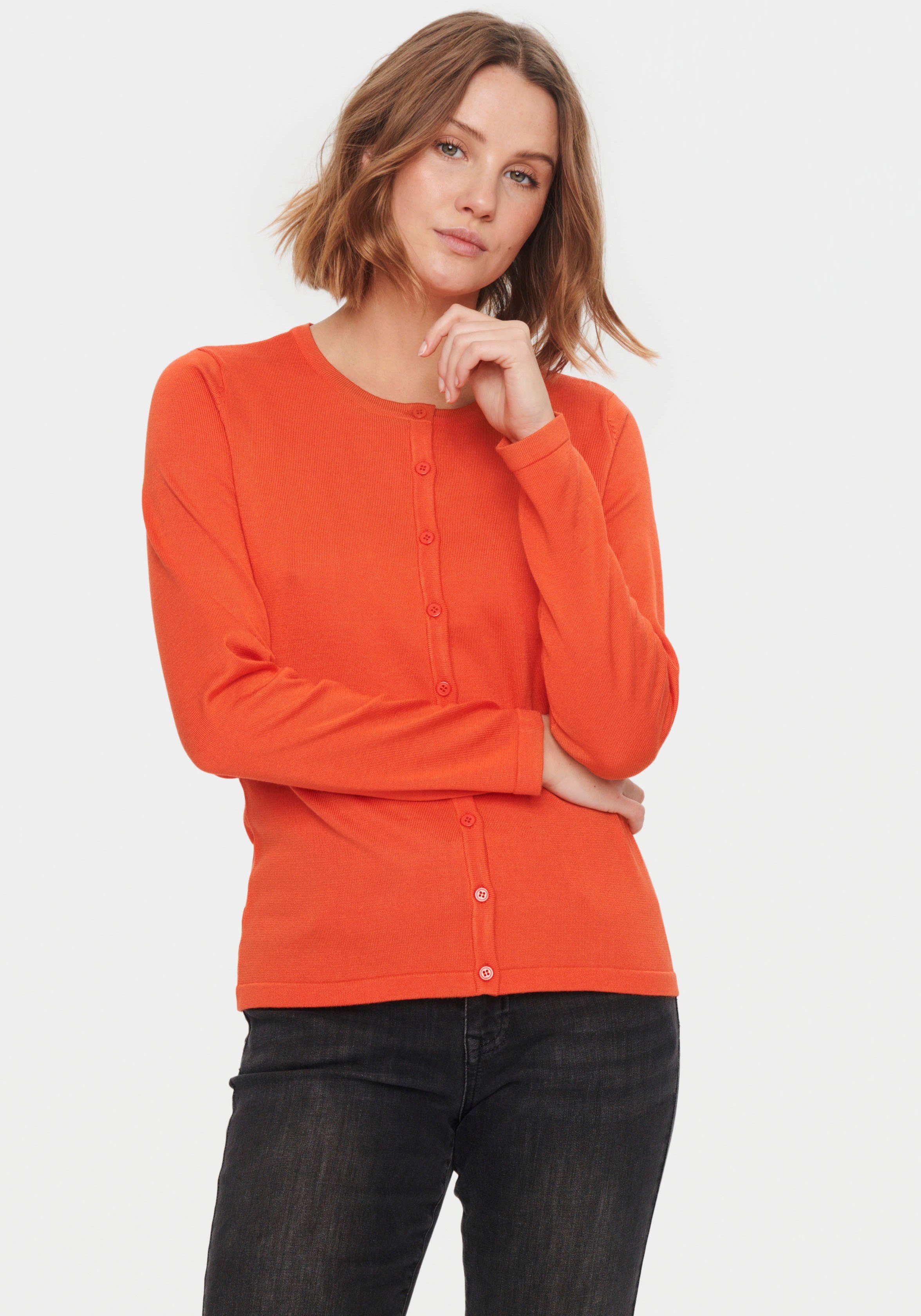 Saint Tropez Vest A8661 MilaSZ R-Neck Cardigan