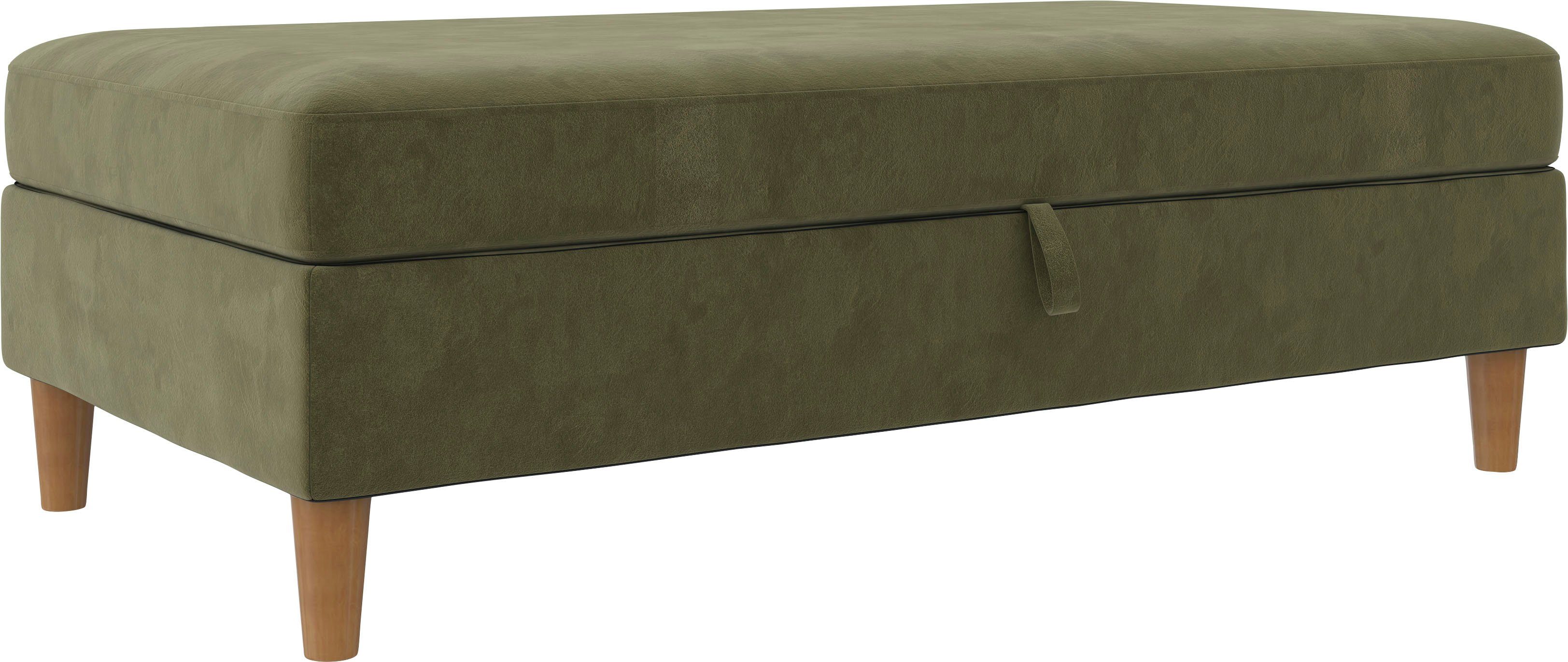 Dorel Home Hocker met bergruimte Lilly met bergruimte, vrij in ruimte plaatsbaar, zithoogte 43 cm (1 stuk)