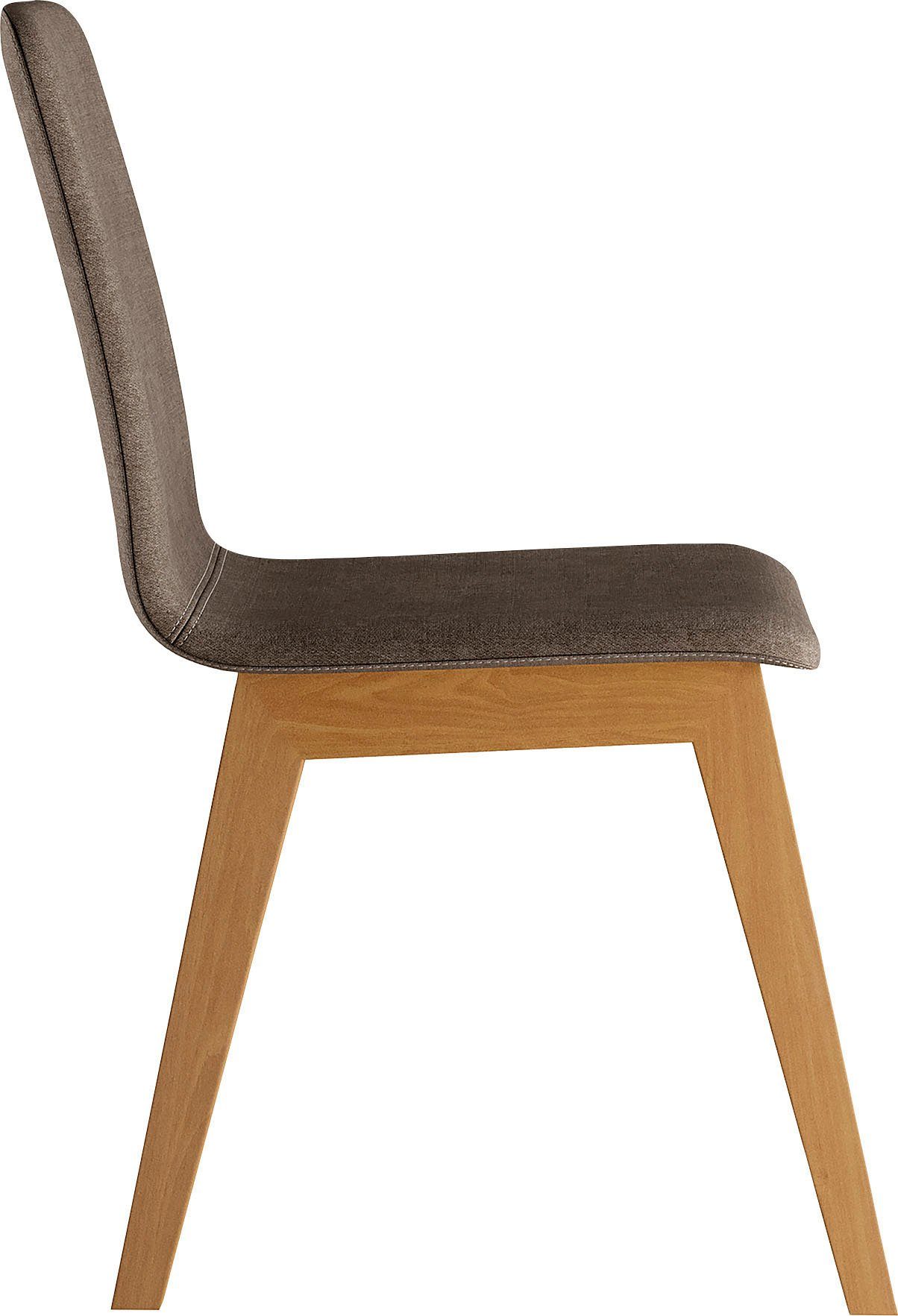 INOSIGN Stoel Sandy met verschillende stoelpootkleuren en kleurvarianten, zithoogte 47 cm (2 stuks)