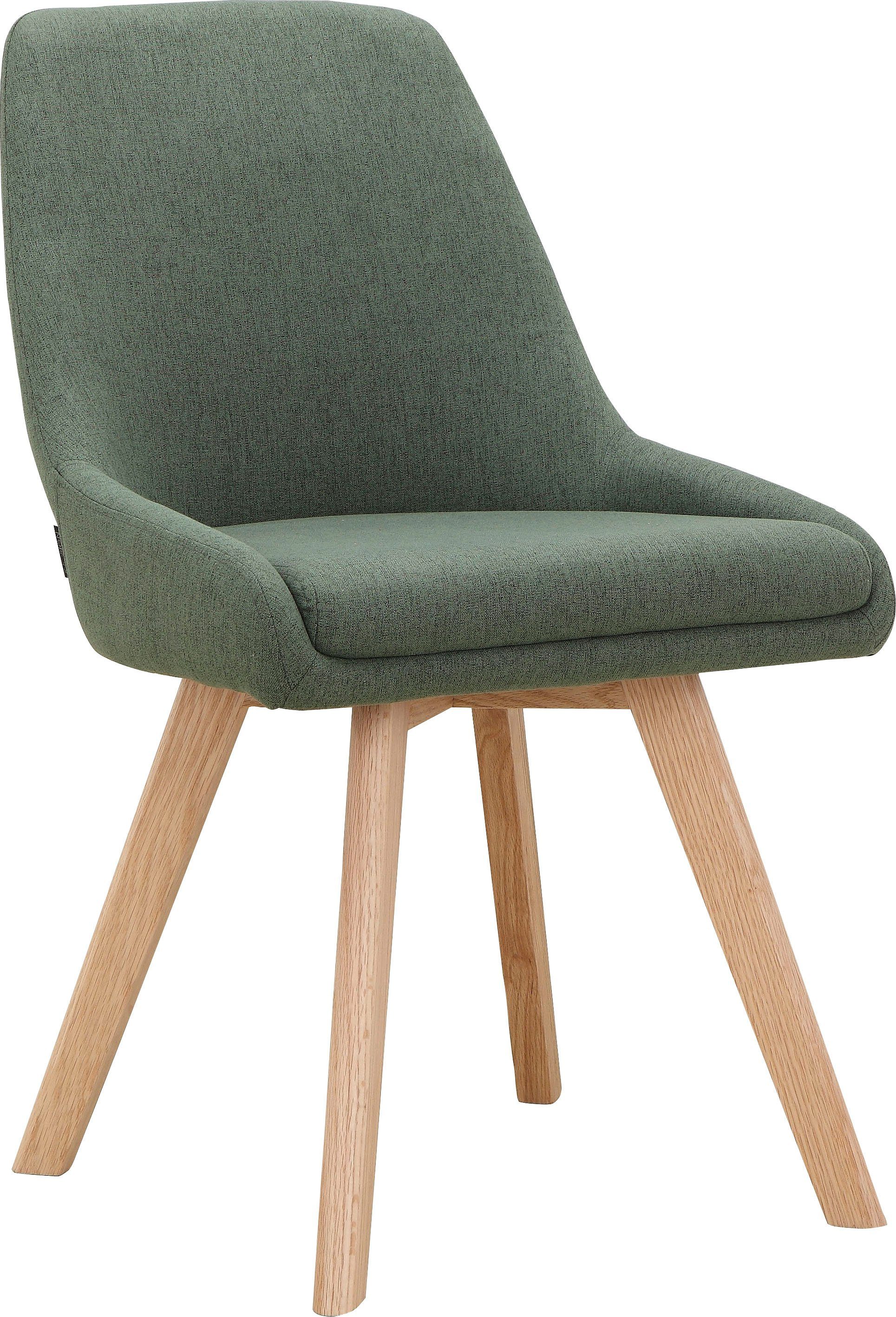INOSIGN Eetkamerstoel Dilla, TOPSELLER! in sets van 1 en 2, bekleding van geweven stof, zithoogte 48 cm, keukenstoel