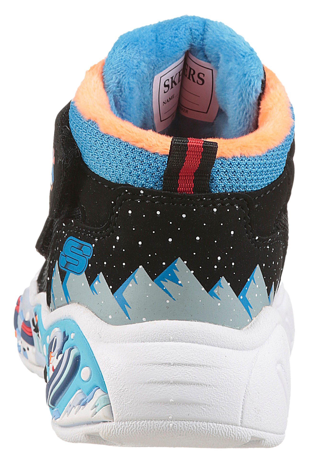 Skechers Winterlaarzen PLAY SCENE Klittenbandboots met warme voering, maatsjabloon om te downloaden