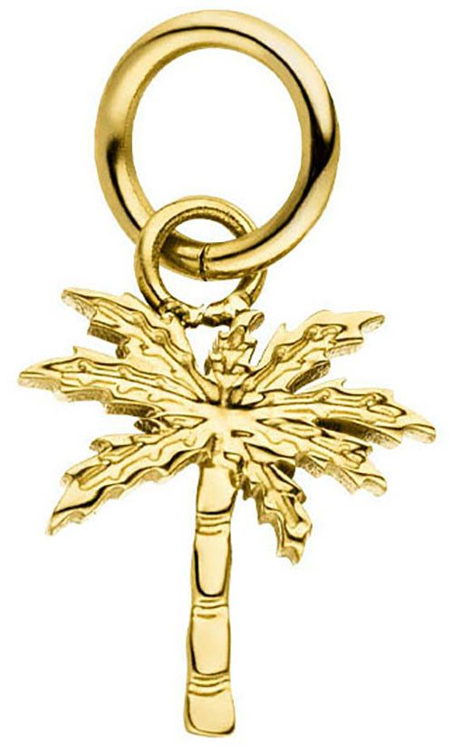 Purelei Kettinghanger Sieraad cadeau palmtree halssieraad hanger halsketting, 2043-Charm