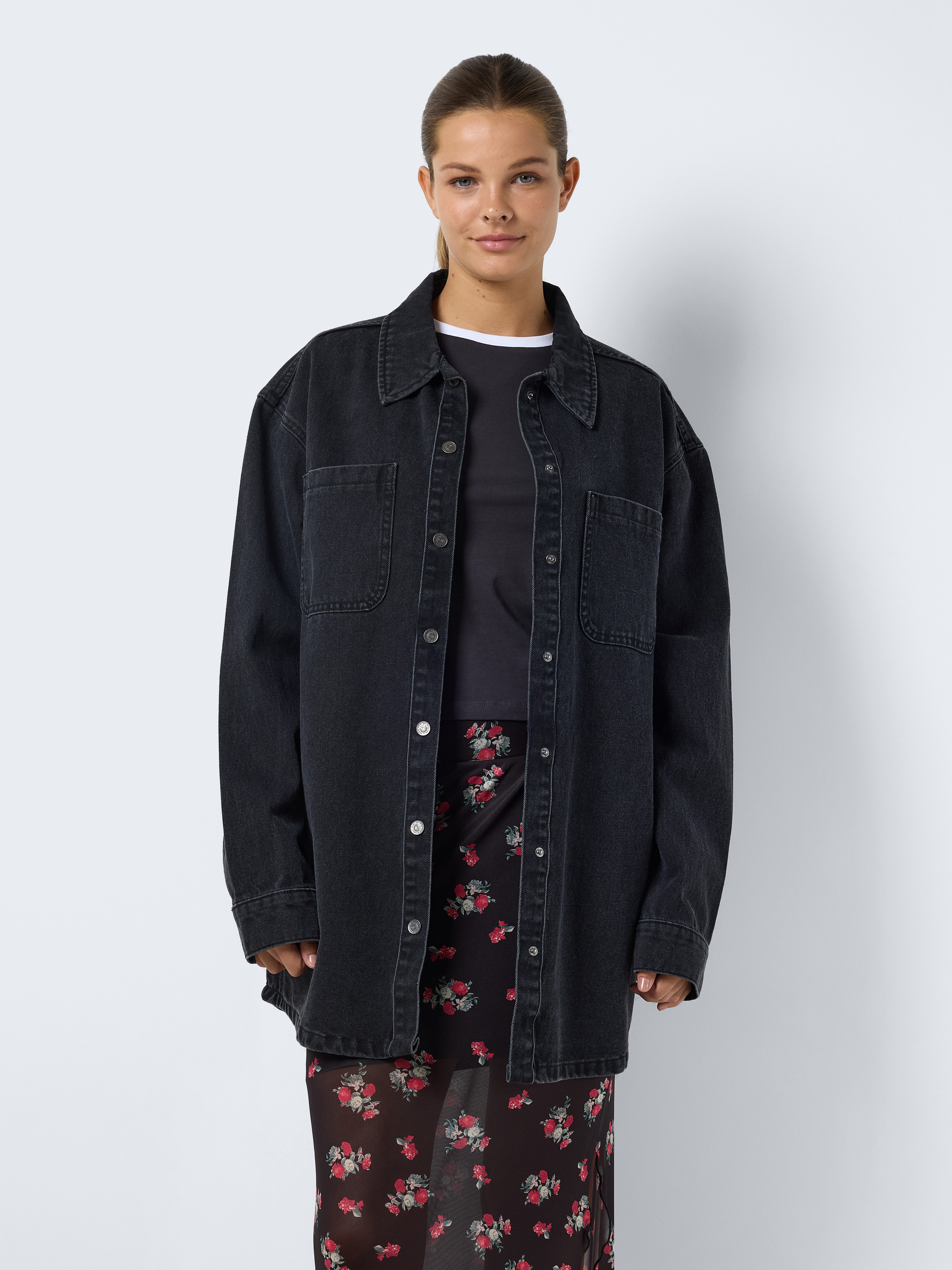 Noisy may Jeansjack NMALVA L/S DNM SHACKET AZ387BL NOOS