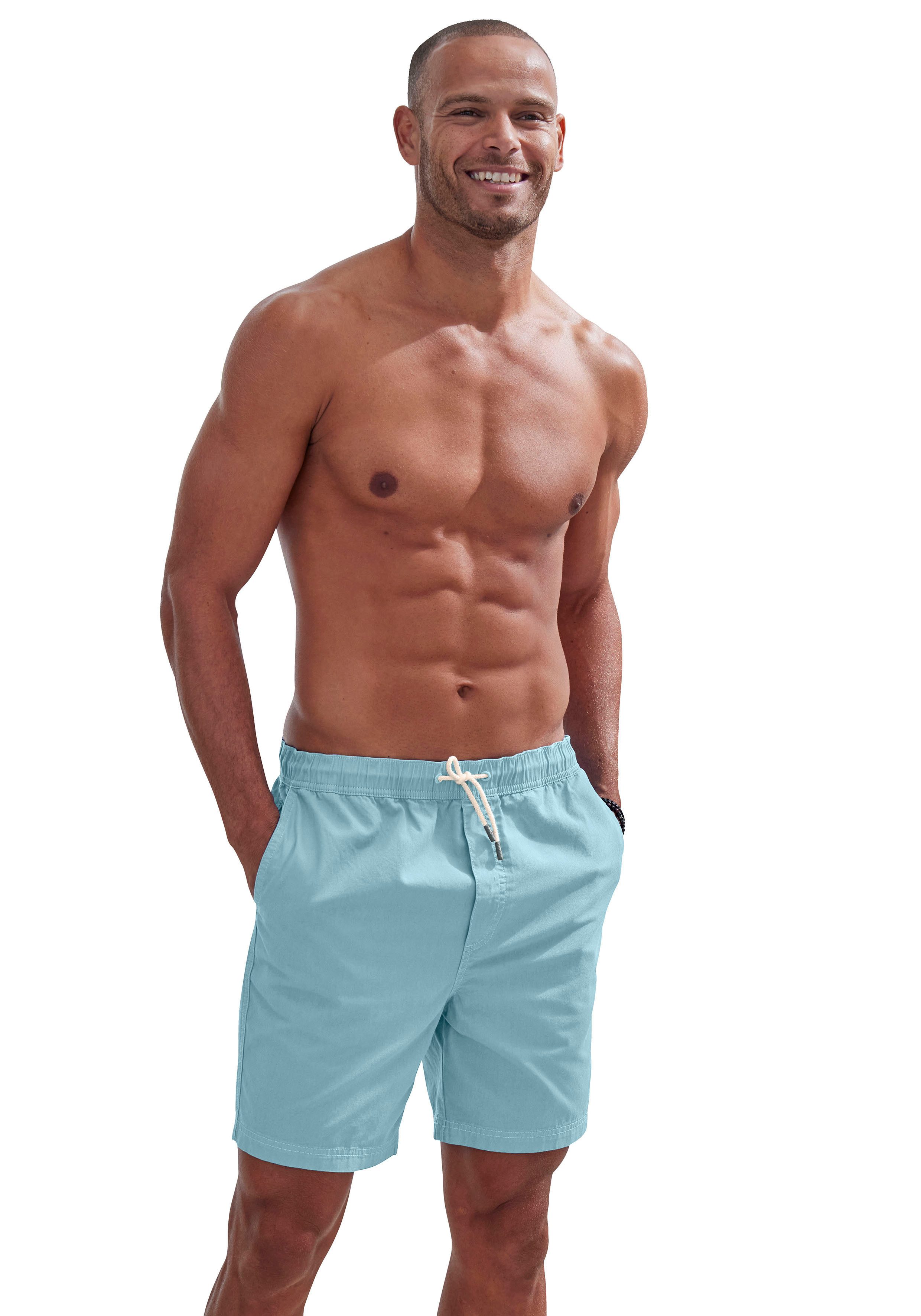 John Devin Short Bermuda korte broek van elastische geweven katoenkwaliteit