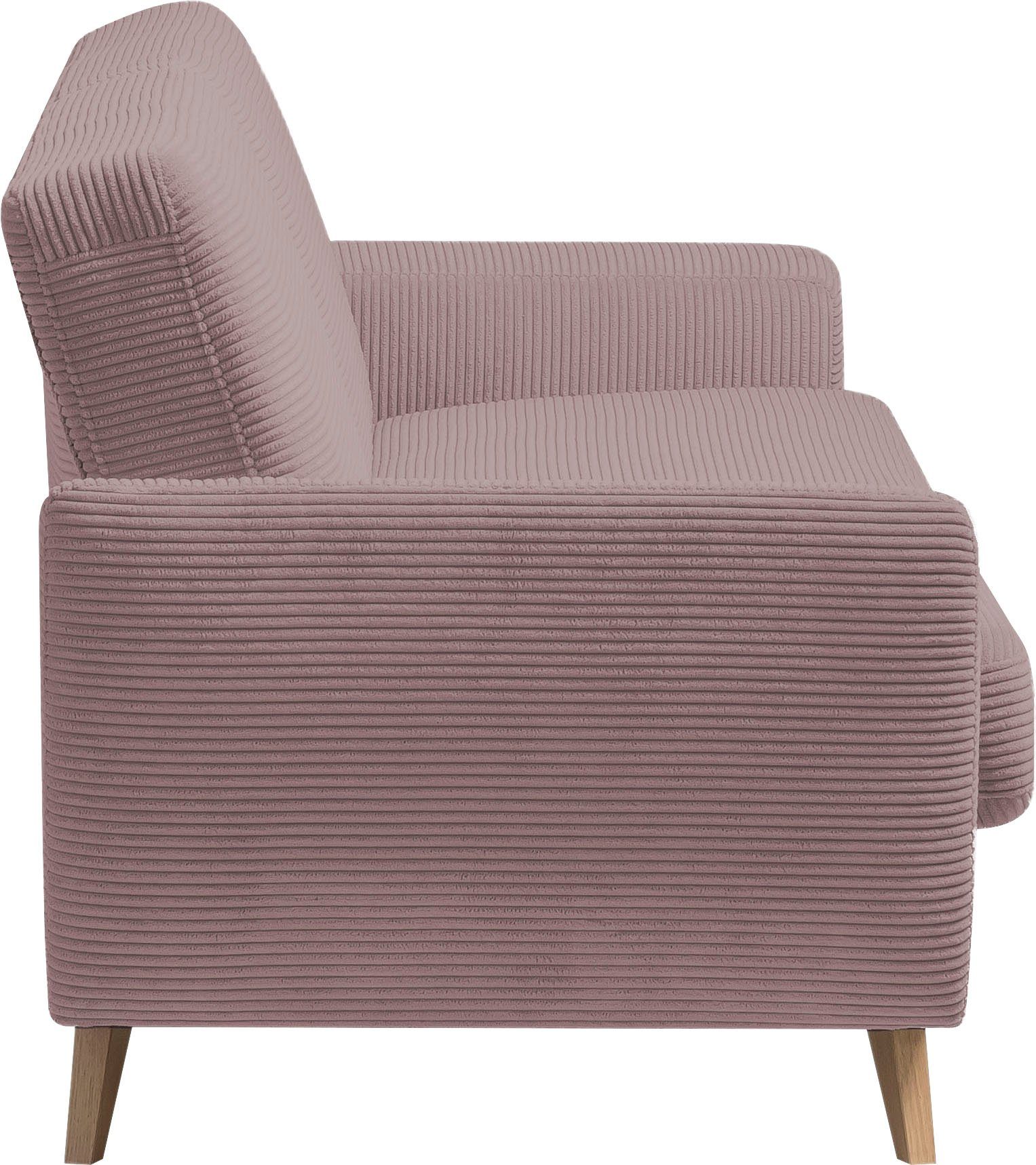 exxpo - sofa fashion 3-zitsbank Samso, elegant en comfortabel, actuele cord bekleding, kantelbank