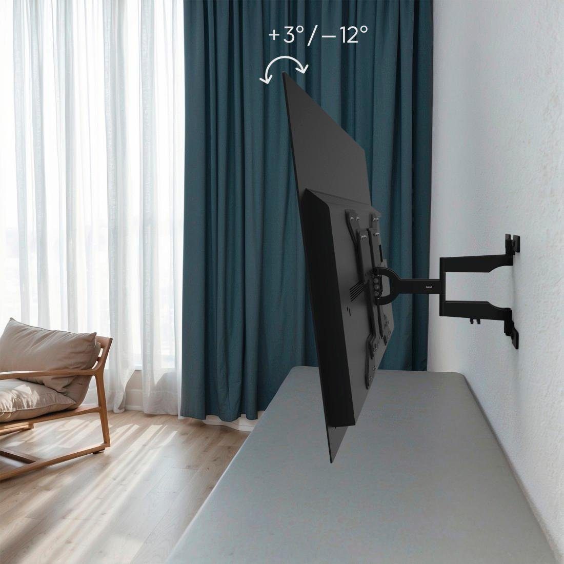 Hama Tv-wandhouder OLED, kantelbaar, volledig beweeglijk, 37-90", 43", 50", 55", 65", 75"