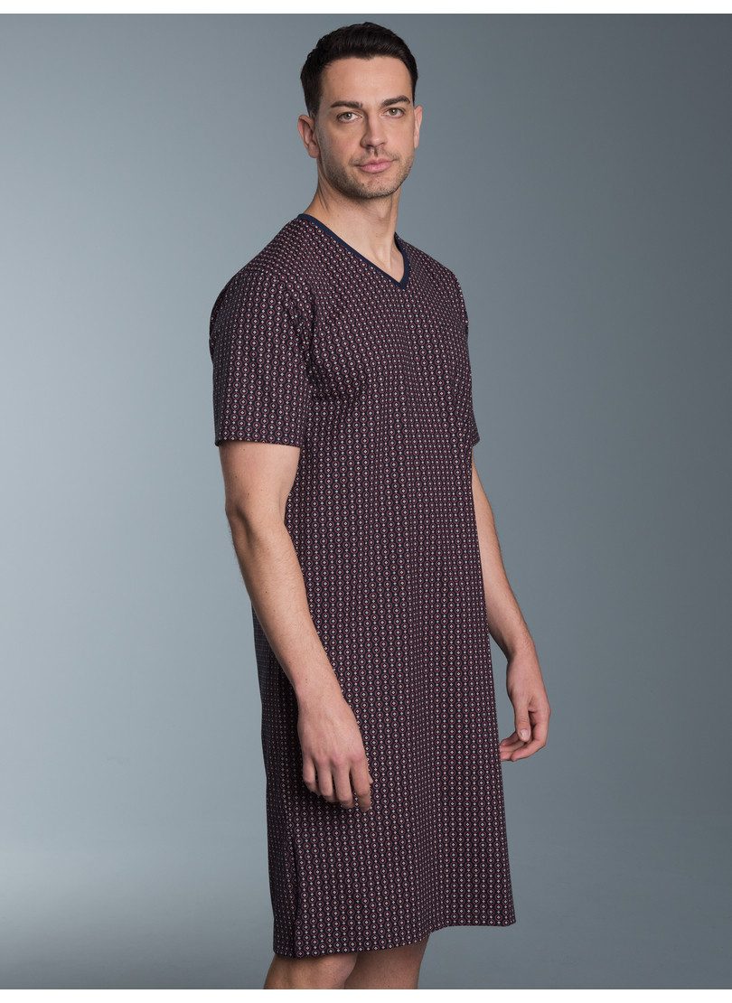 Trigema Pyjama TRIGEMA nachthemd met allover vintage-print (1-delig)