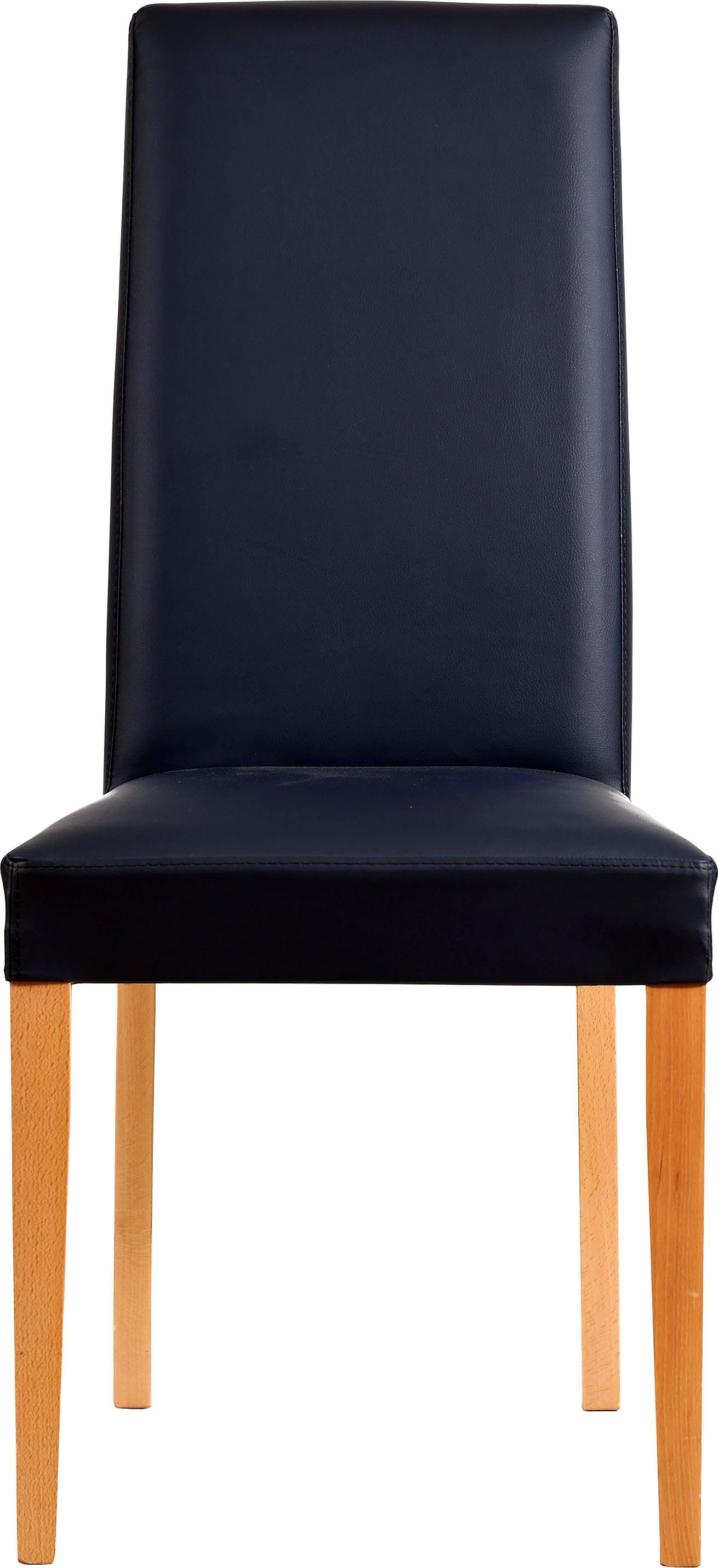 Home affaire Stoel Java Frame van massief hout, in een set van 2, ecru of donker (set, 2 stuks)