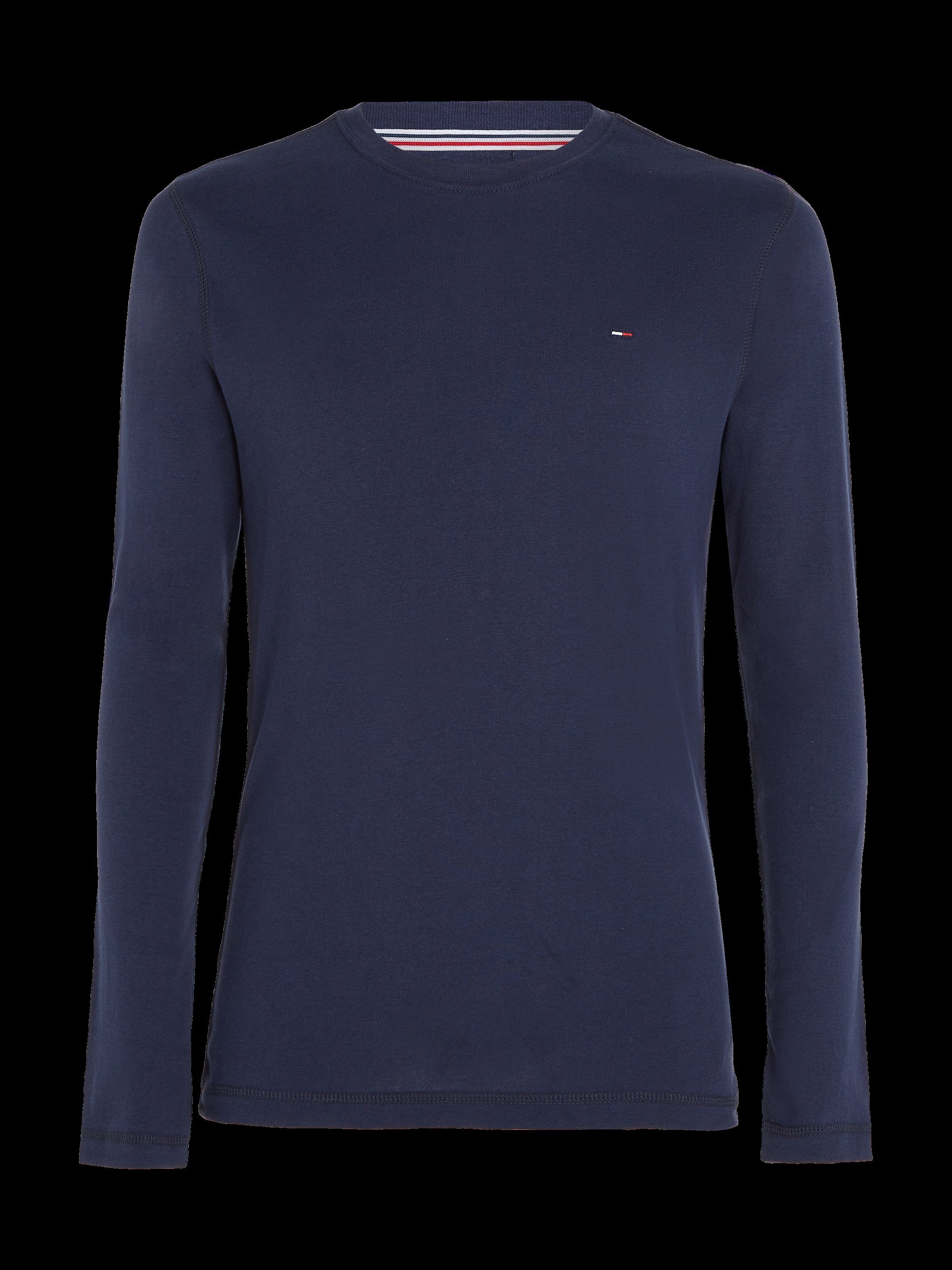 TOMMY JEANS Shirt met lange mouwen TJM ORIGINAL RIB LONGSLEEVE TEE