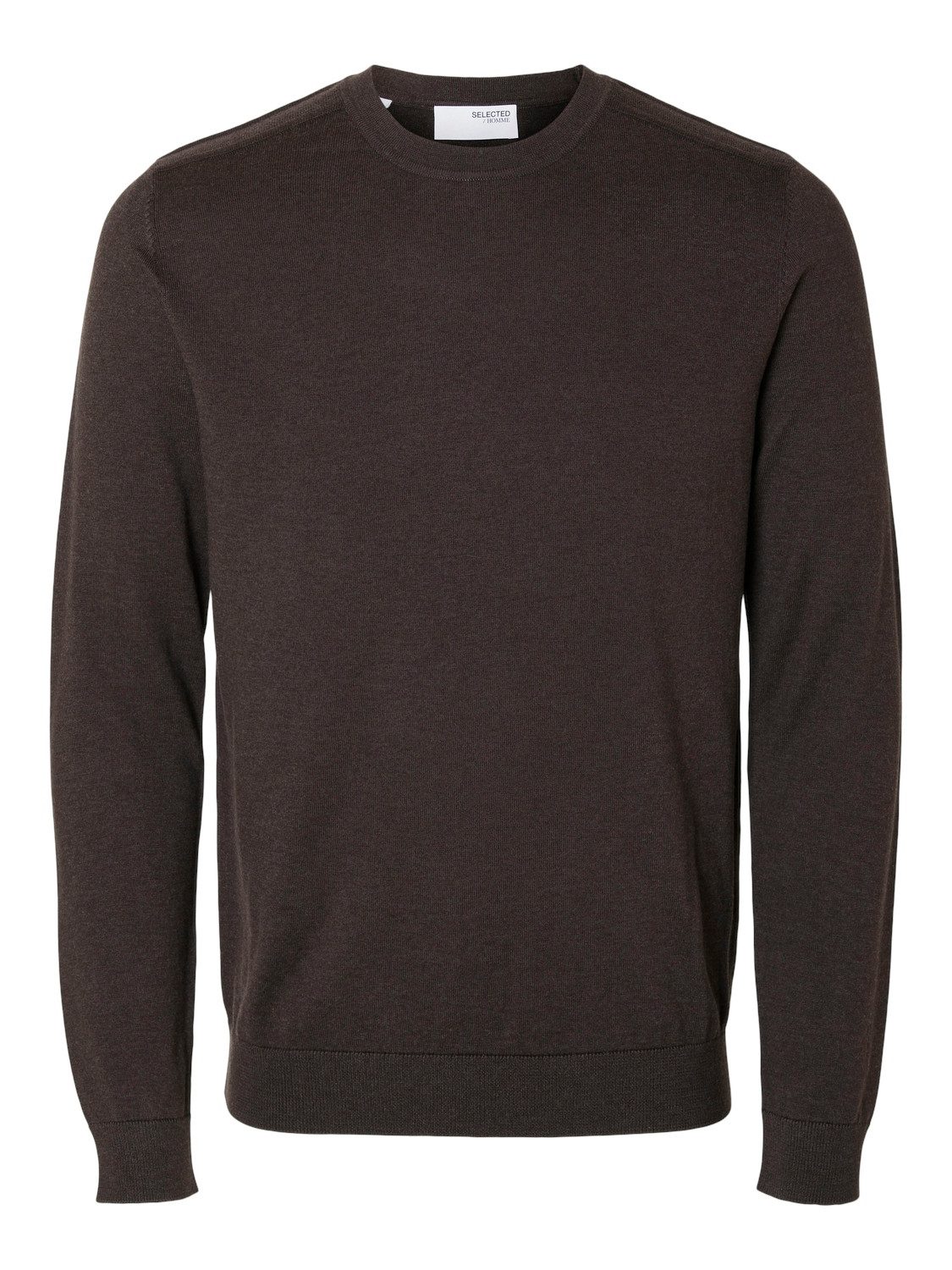 SELECTED HOMME Gebreide trui SLHBERG CREW NECK NOOS