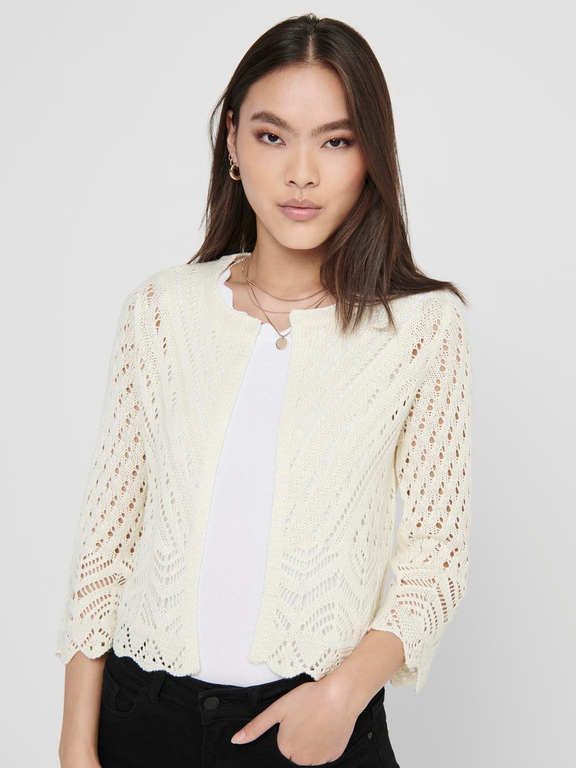 JDY Vest JDYSUN 3/4 CROPPED CARDIGAN KNT NOOS