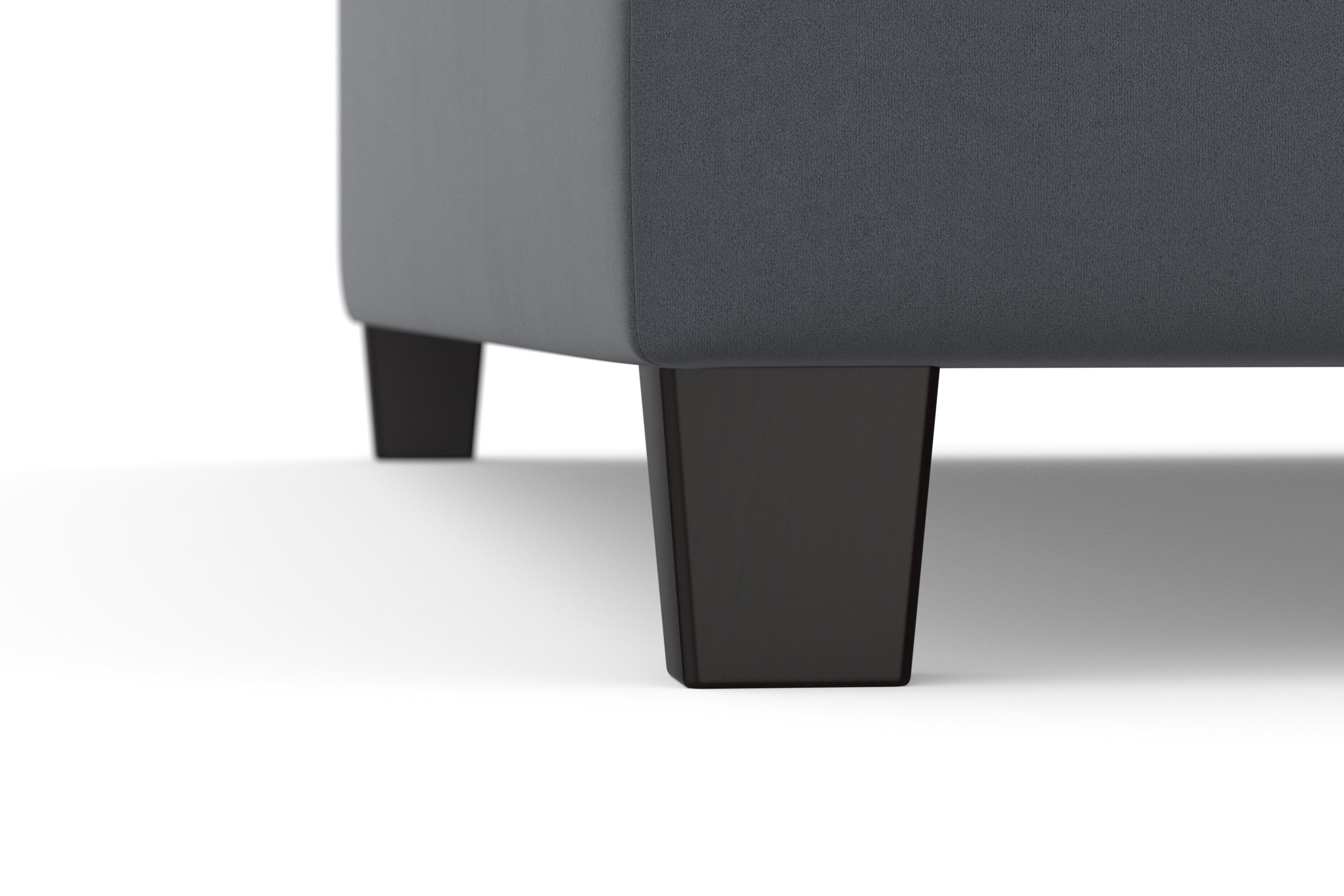 DOMO collection Hoekbank Florentina tijdloos en elegant, zitnaden als designelement, L-vorm