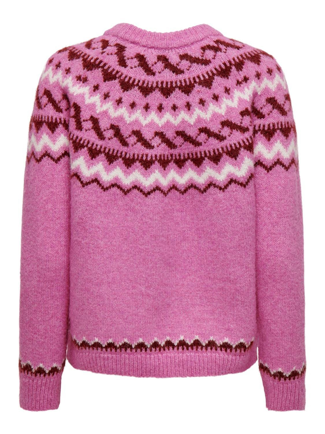 Only Trui met ronde hals ONLISLE LIFE LS O-NECK CC KNT