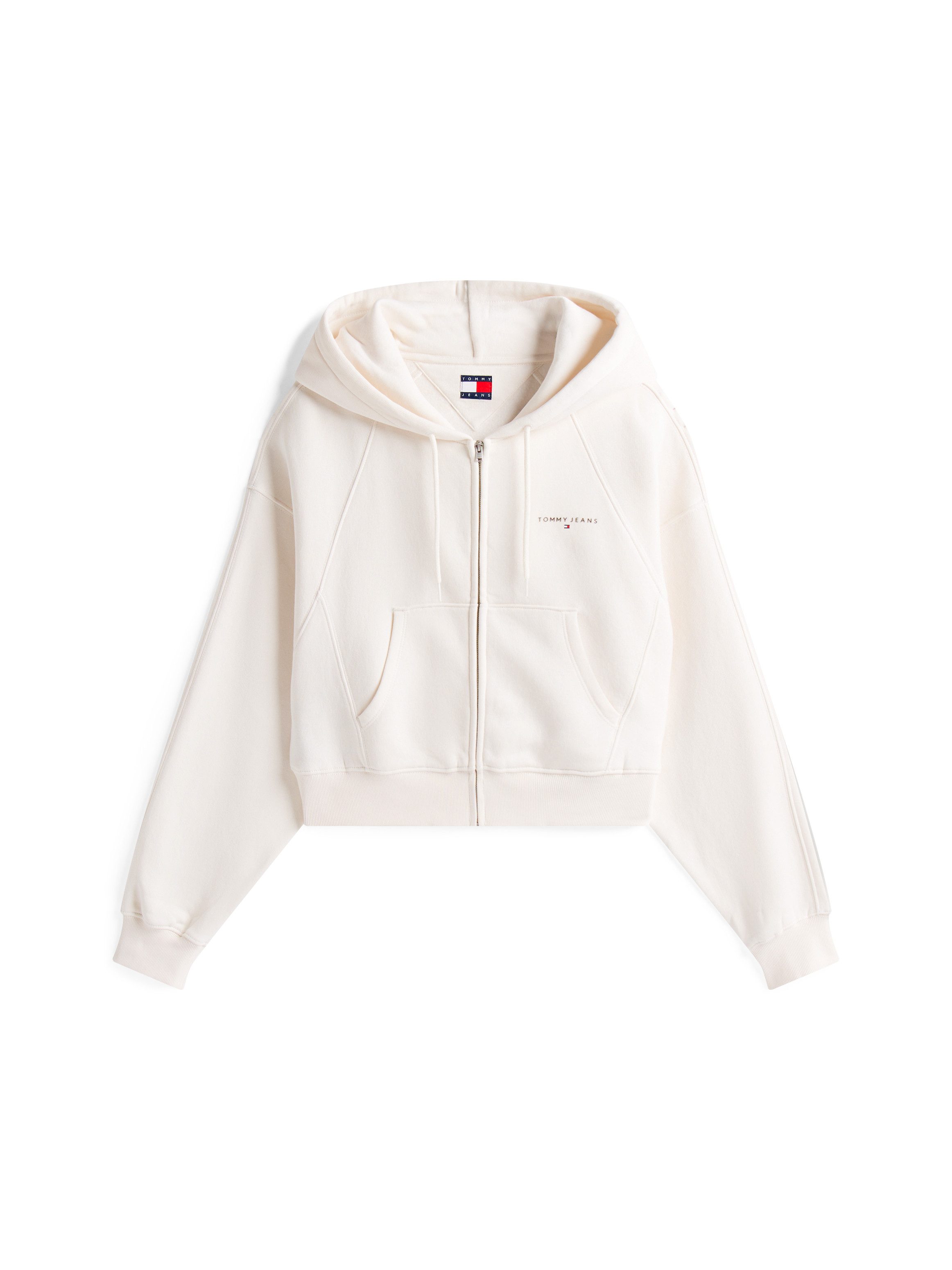 TOMMY JEANS Capuchonsweatvest TJW BXY CRP LINEAR ZIP THRU EXT