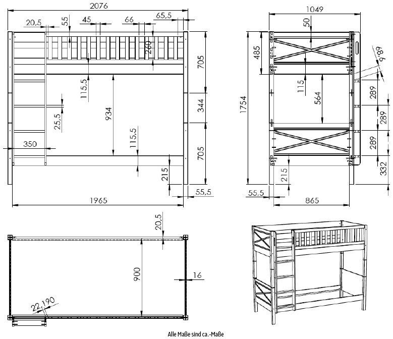 Vipack Stapelbed
