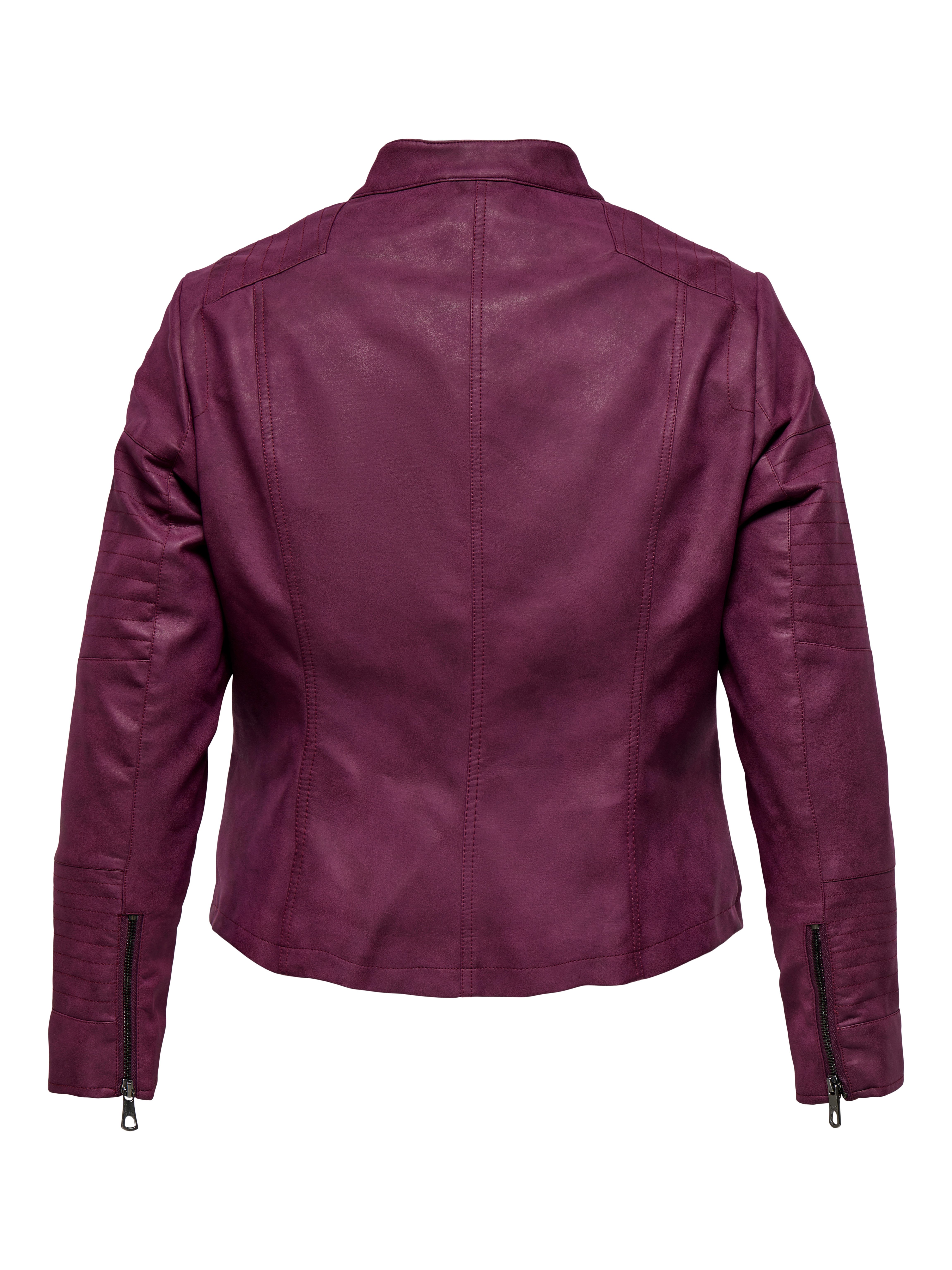 ONLY CARMAKOMA Imitatieleren jack CARAVANA FAUX LEATHER BIKER OTW