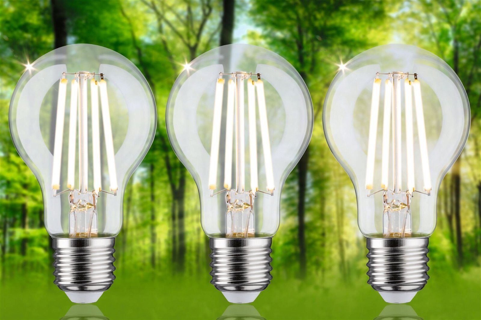 Paulmann Led-verlichting Eco-Line 3-pack AGL 840lm 4W 3000K helder 230V