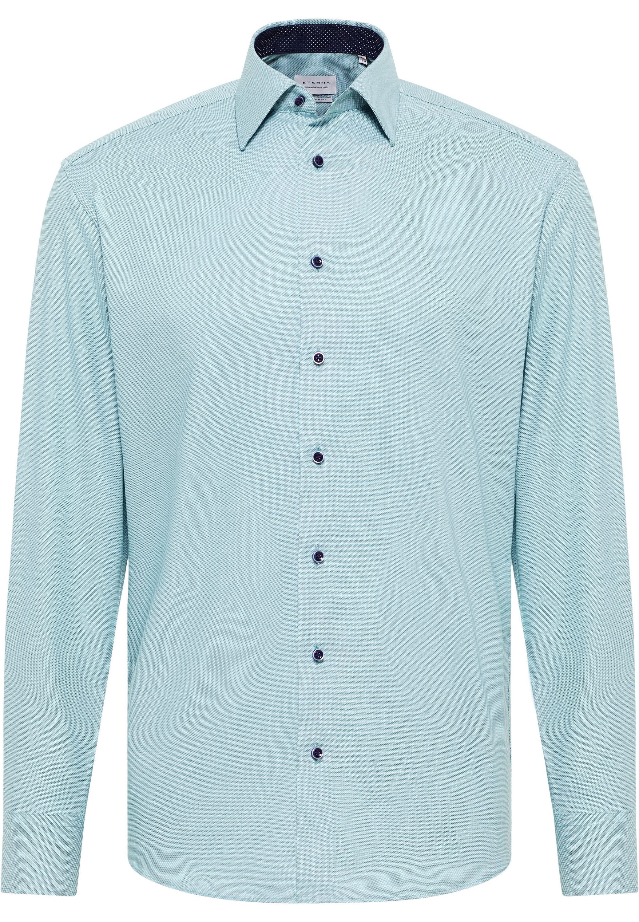 Eterna Overhemd met lange mouwen MODERN FIT NON IRON (strijkvrij)