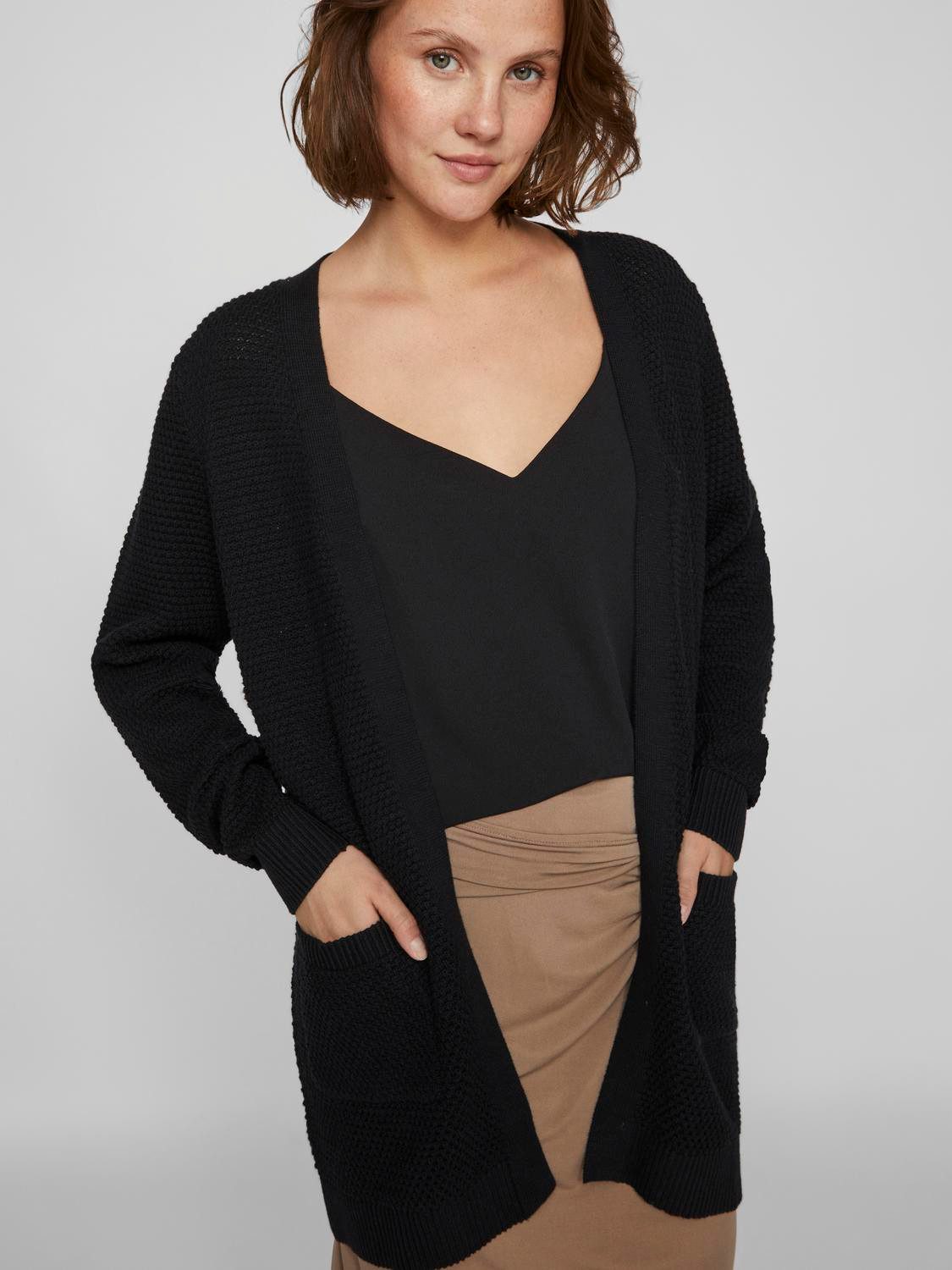 Vila Vest VIDALO L S KNIT CARDIGAN- NOOS