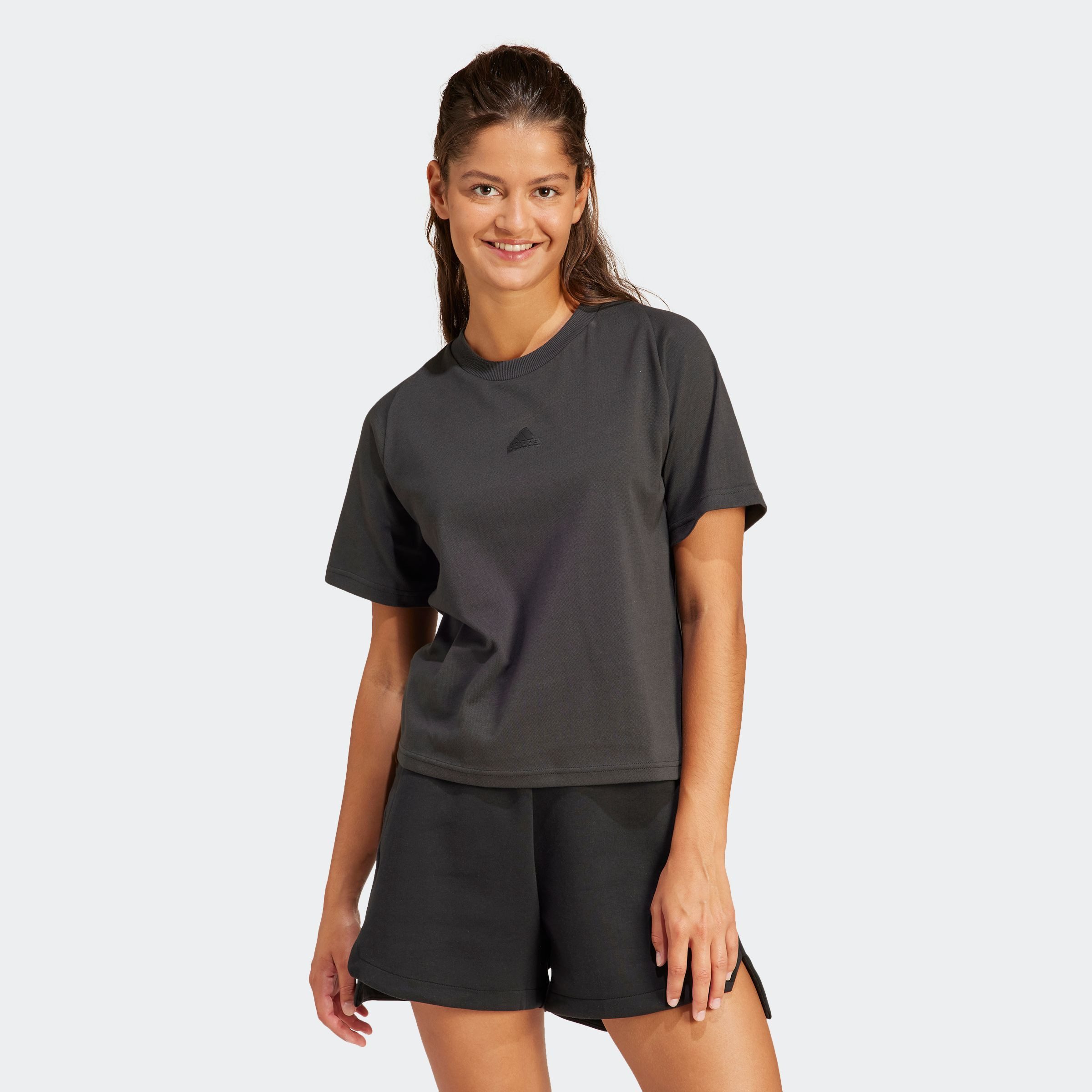 adidas Sportswear T-shirt W Z.N.E. TEE dames tops maat XXL zwart
