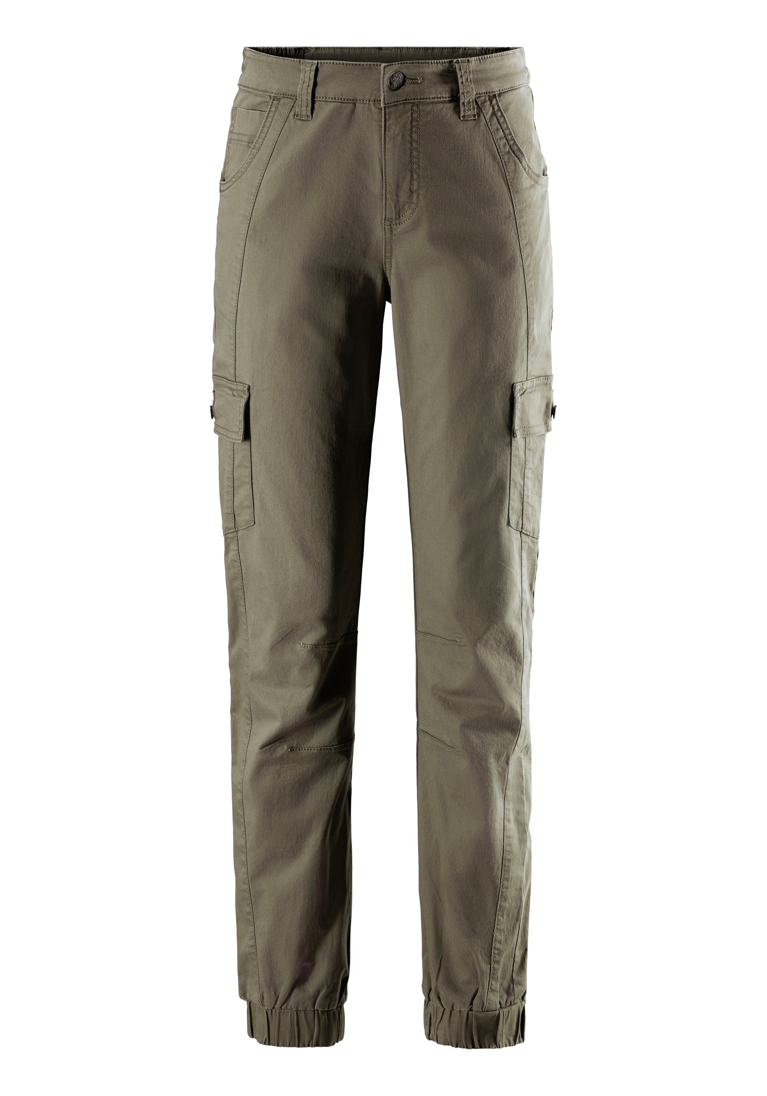 vivance active Trekkingbroek Cargo Jeans Optik Katoenmix met cargozakken