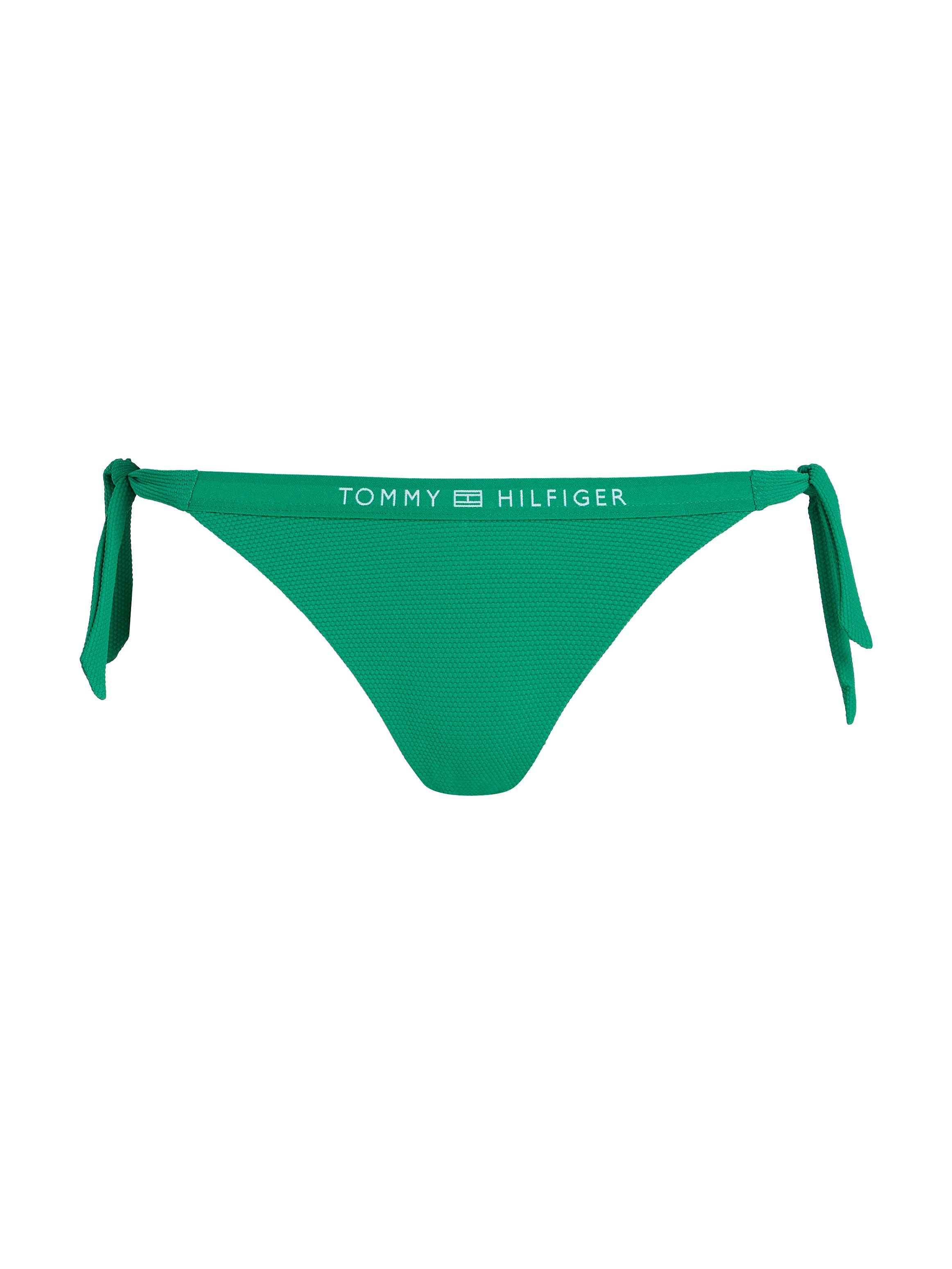 Tommy Hilfiger Swimwear Bikinibroekje SIDE TIE BIKINI met een logo-opschrift