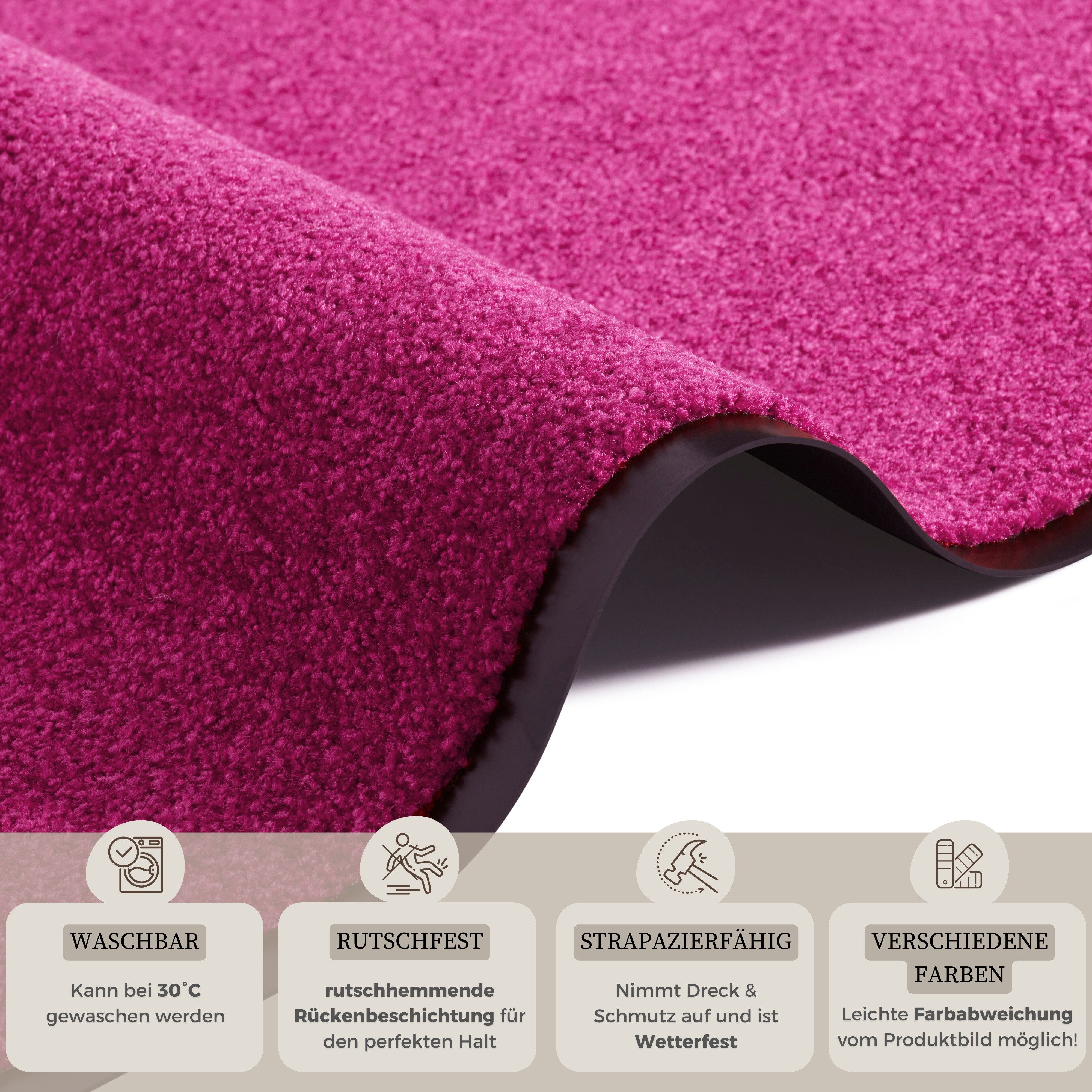 HANSE Home Mat Wash & Clean Vuilopvangmat, deurmat, in- en uitwendig, tapijt, loper, wasbaar