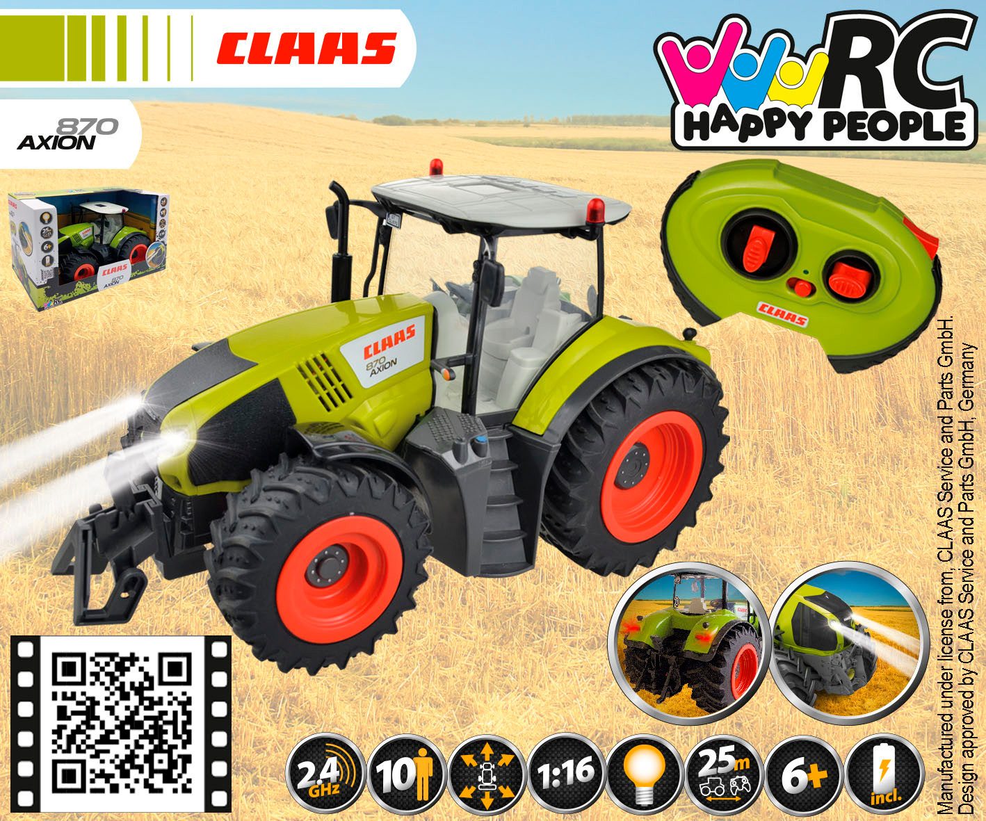 Happy People RC-tractor CLAAS Lexion 870