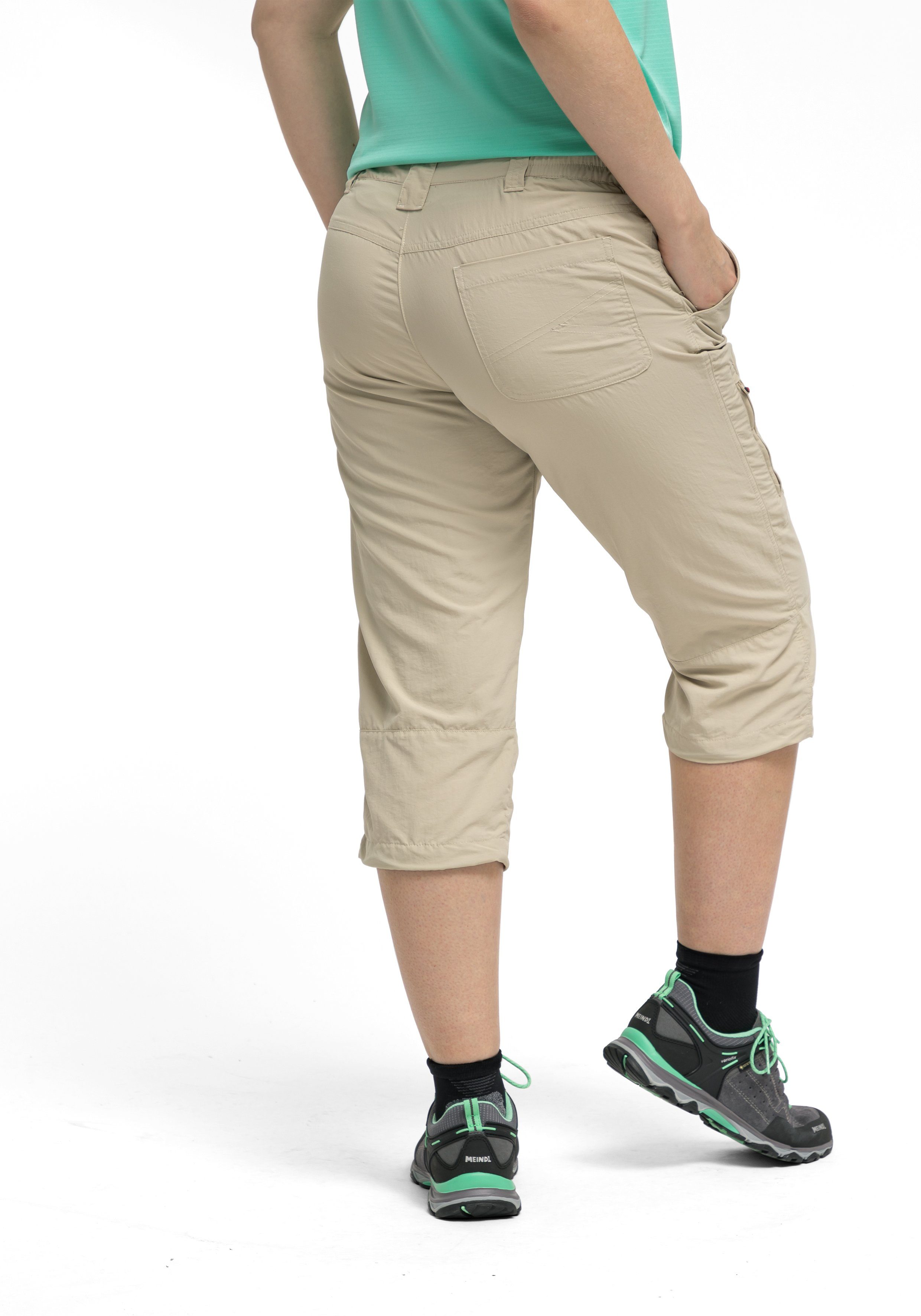 Maier Sports Capribroek Neckar Robuuste functionele broek in caprilengte, ideaal voor het wandelen