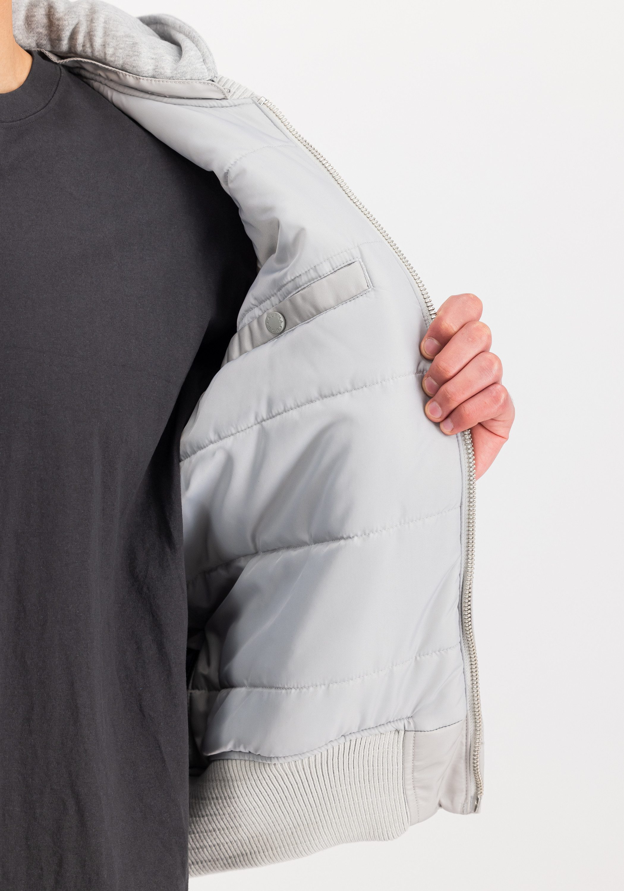 Alpha Industries Bomberjack Alpha Industries Men - Bomber Jackets MA-1 Zip Hood Back Print