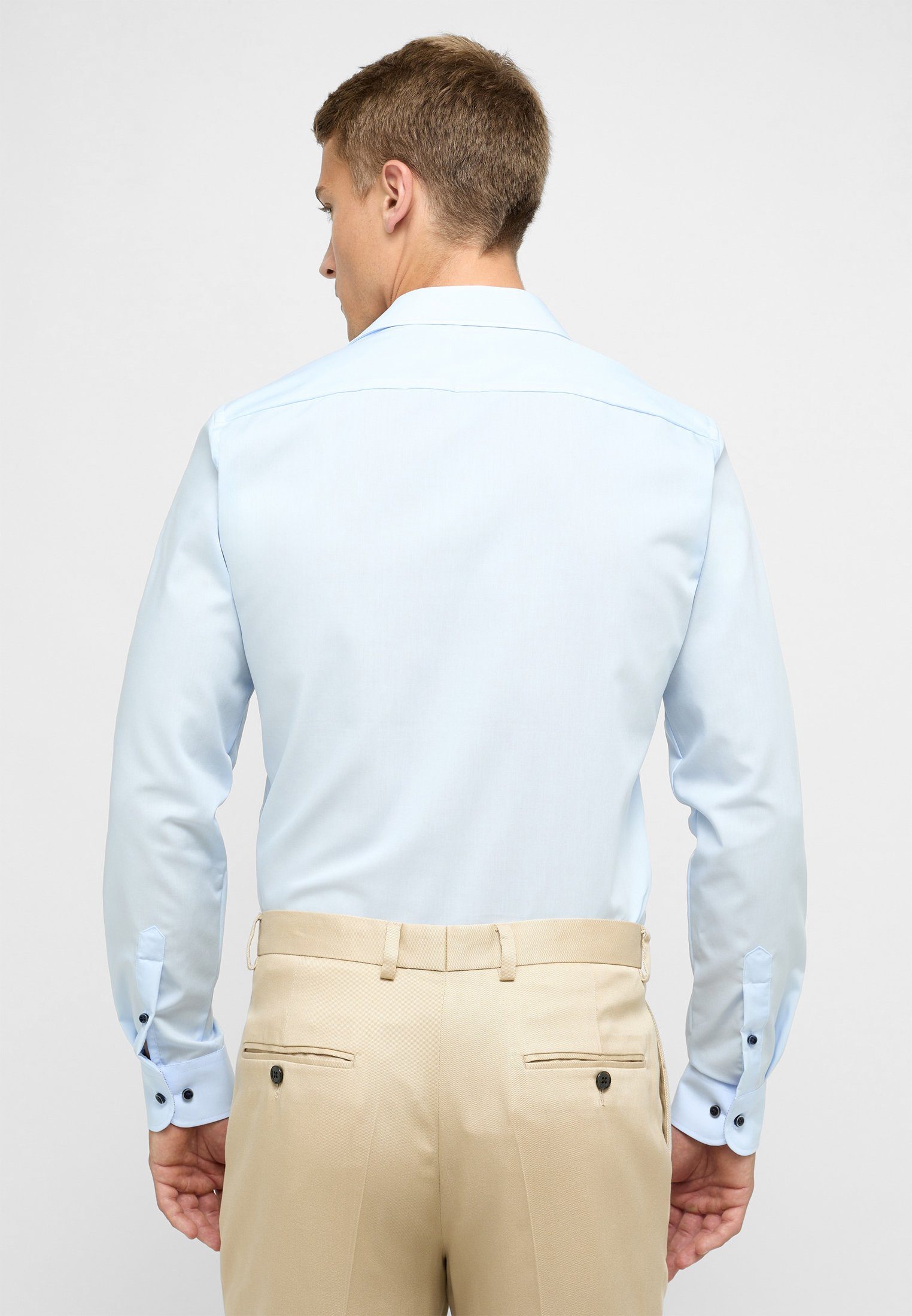 Eterna Overhemd met lange mouwen Slim fit