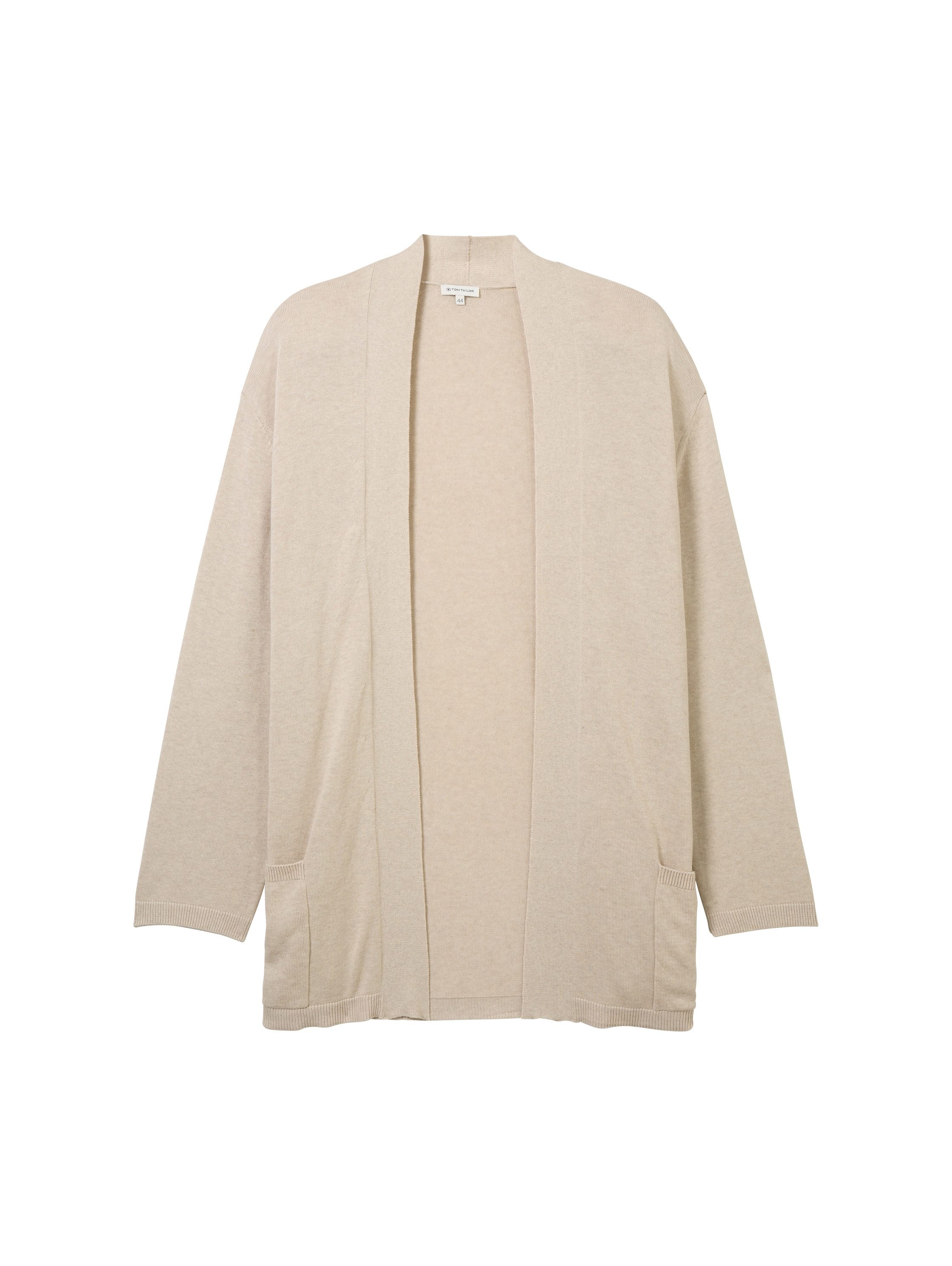 TOM TAILOR MY TRUE ME Cardigan zonder sluiting en met zijzakken