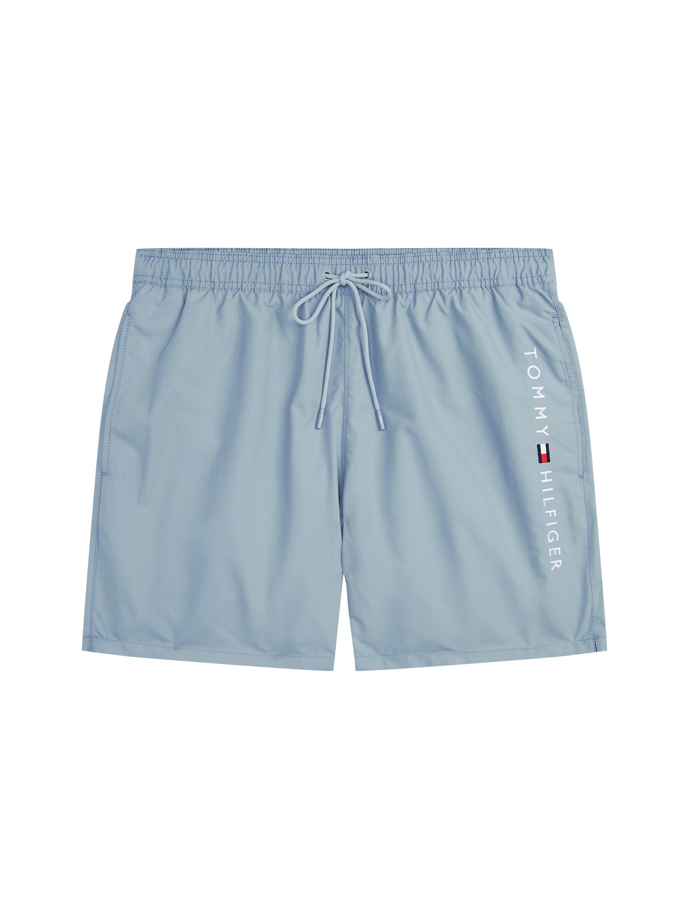 Tommy Hilfiger Swimwear Zwemshort MEDIUM DRAWSTRING met logoborduring op de heup
