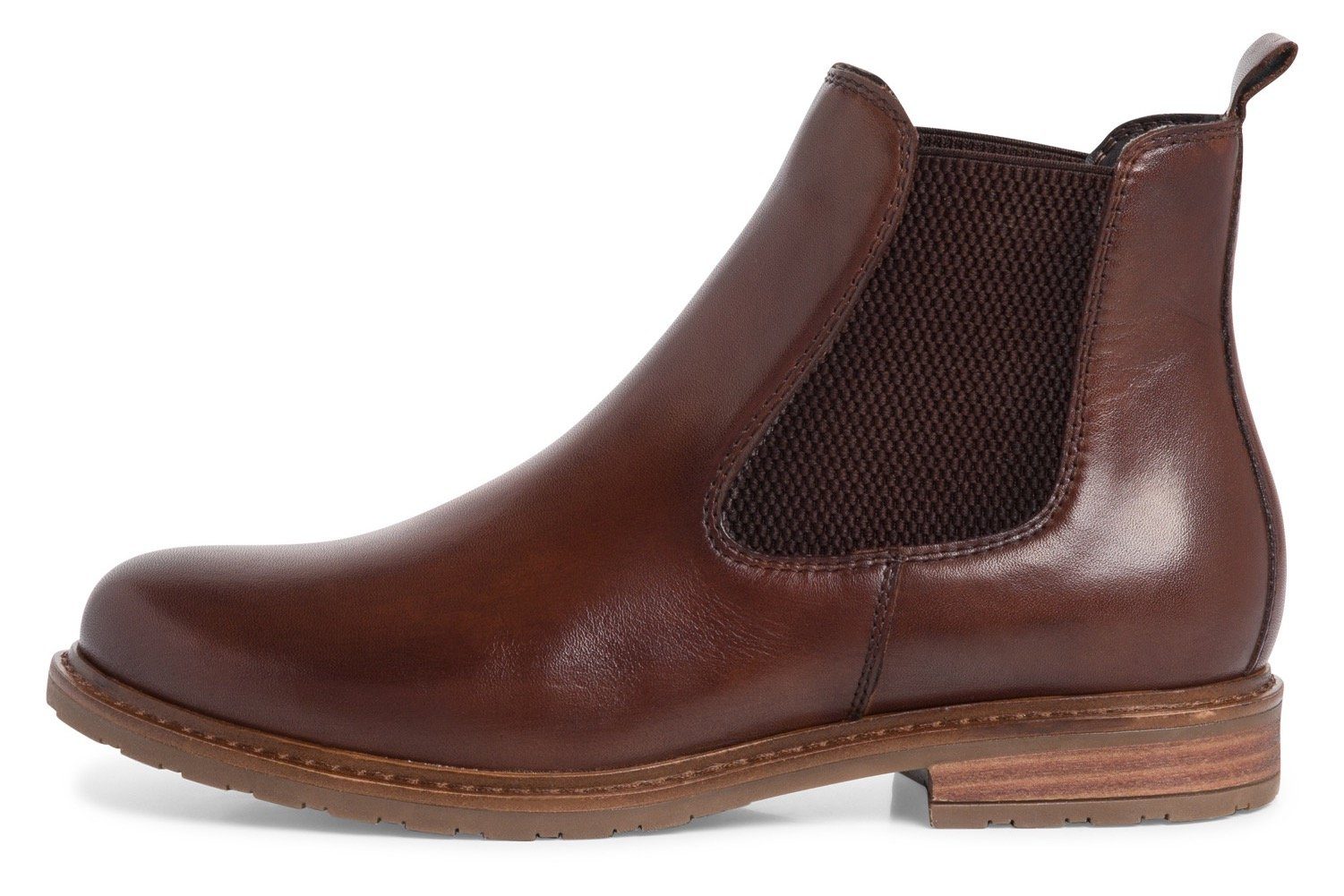 Tamaris Chelsea-boots , blokhak, businessschoen, comfortabele schoen, klassieke look, smalle vorm