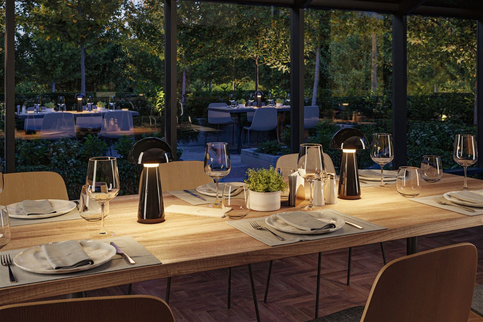 Paulmann Led-tafellamp voor buiten Acculamp Onzo dimbaar IP44 (1 stuk)