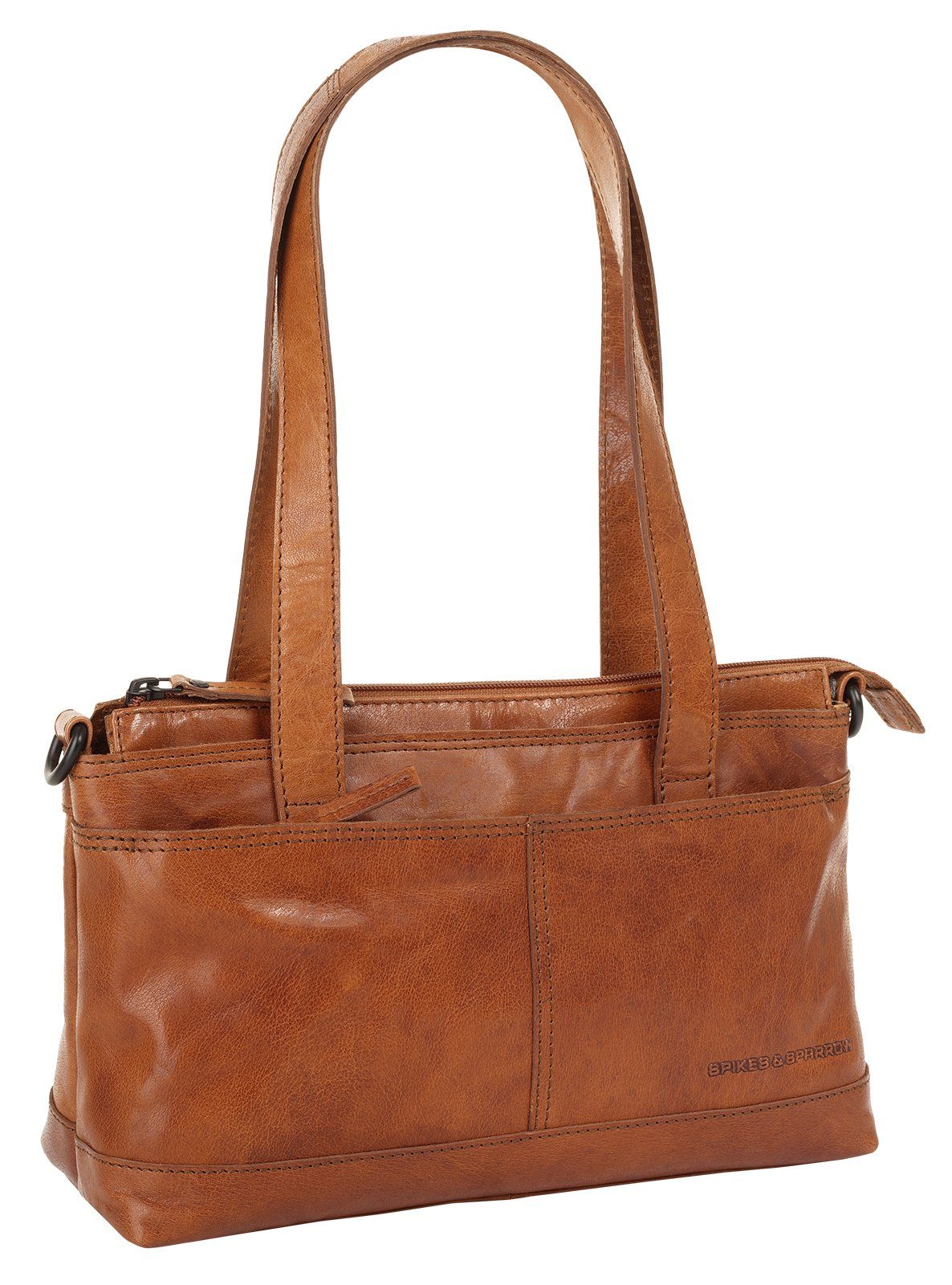 Spikes & Sparrow Tas echt leder