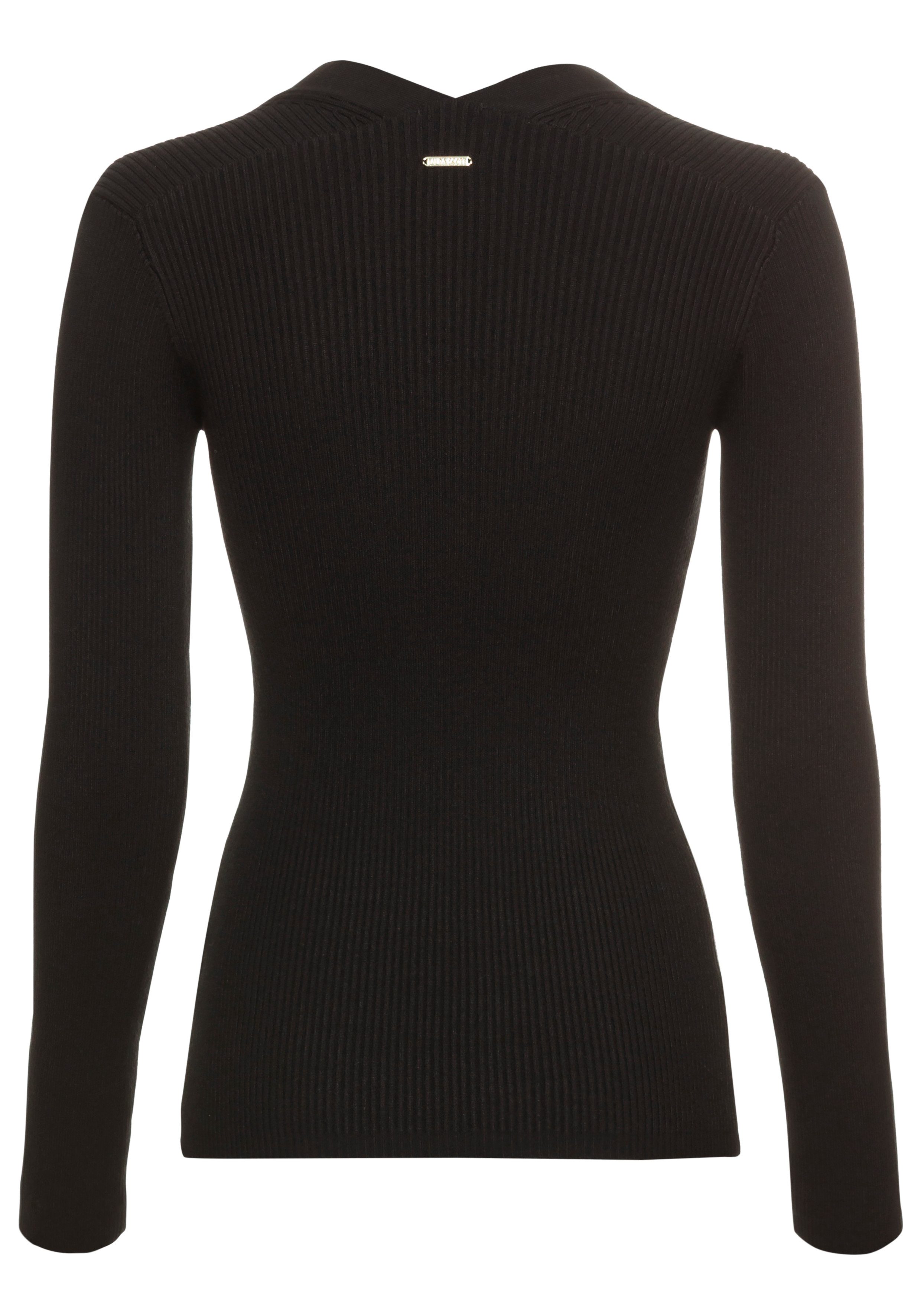Laura Scott Gebreide trui in trendy 2-in-1-look