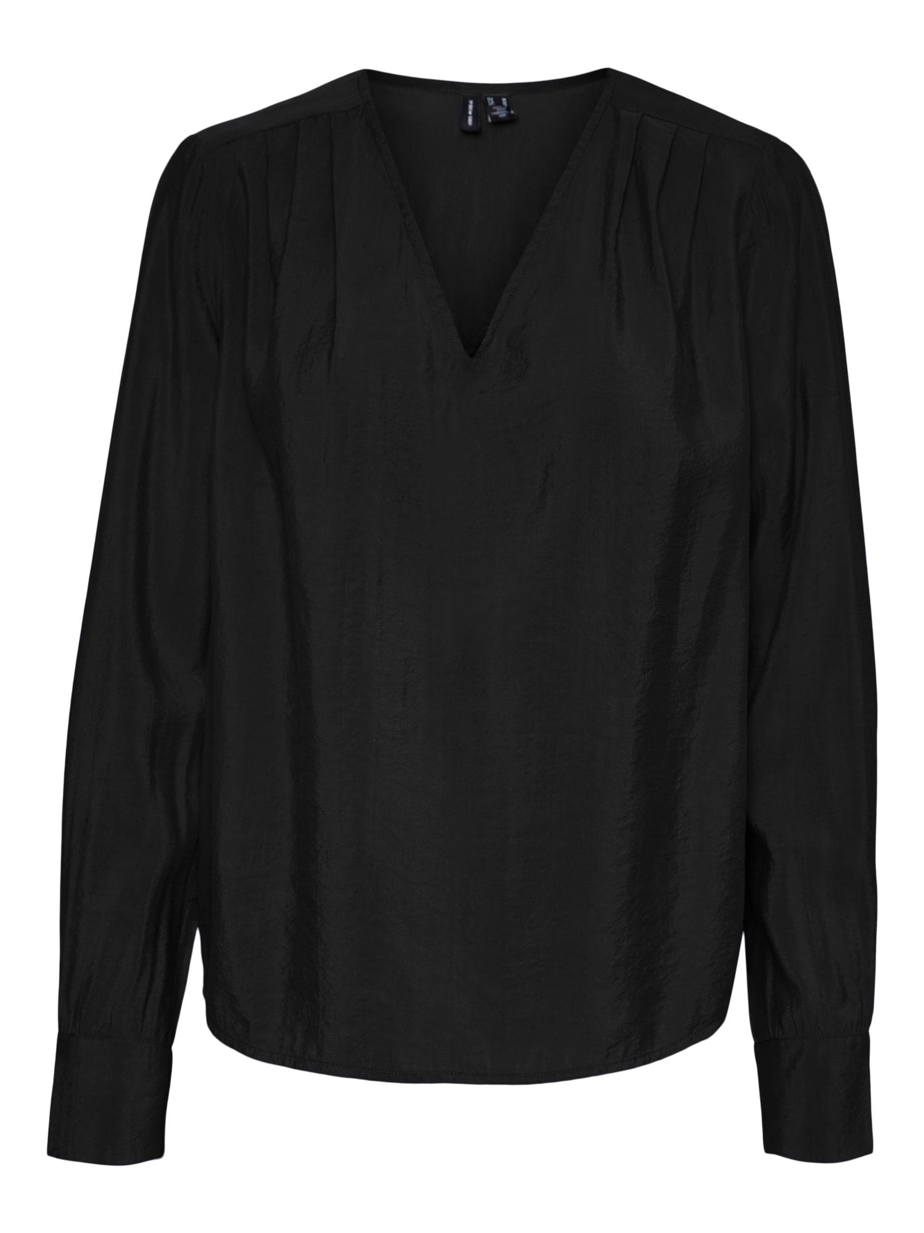 Vero Moda Blouse met lange mouwen VMLENA LS PLEAT TOP WVN NOOS